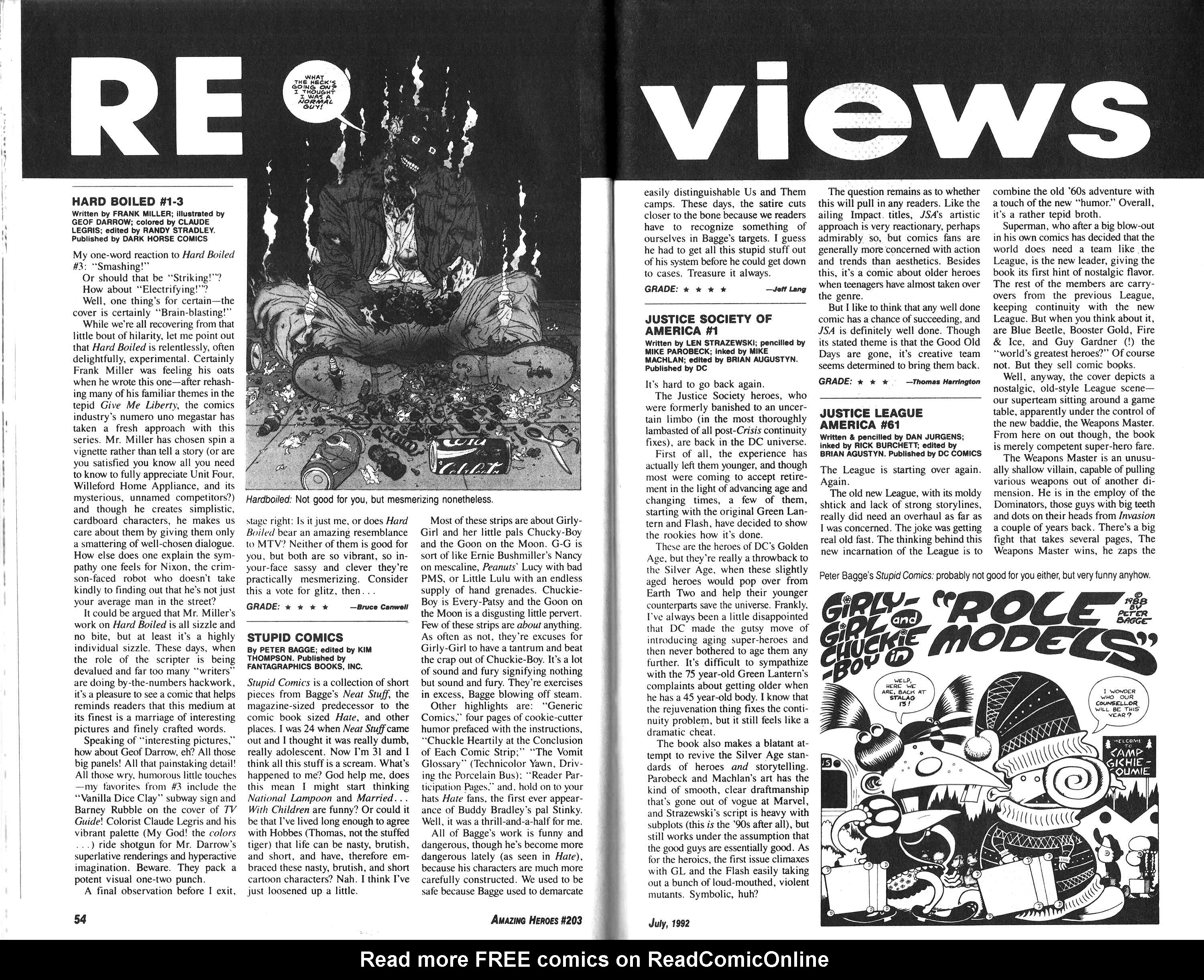 Read online Amazing Heroes comic -  Issue #203 - 28