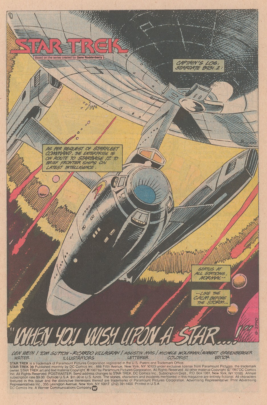 Read online Star Trek (1984) comic -  Issue #39 - 2