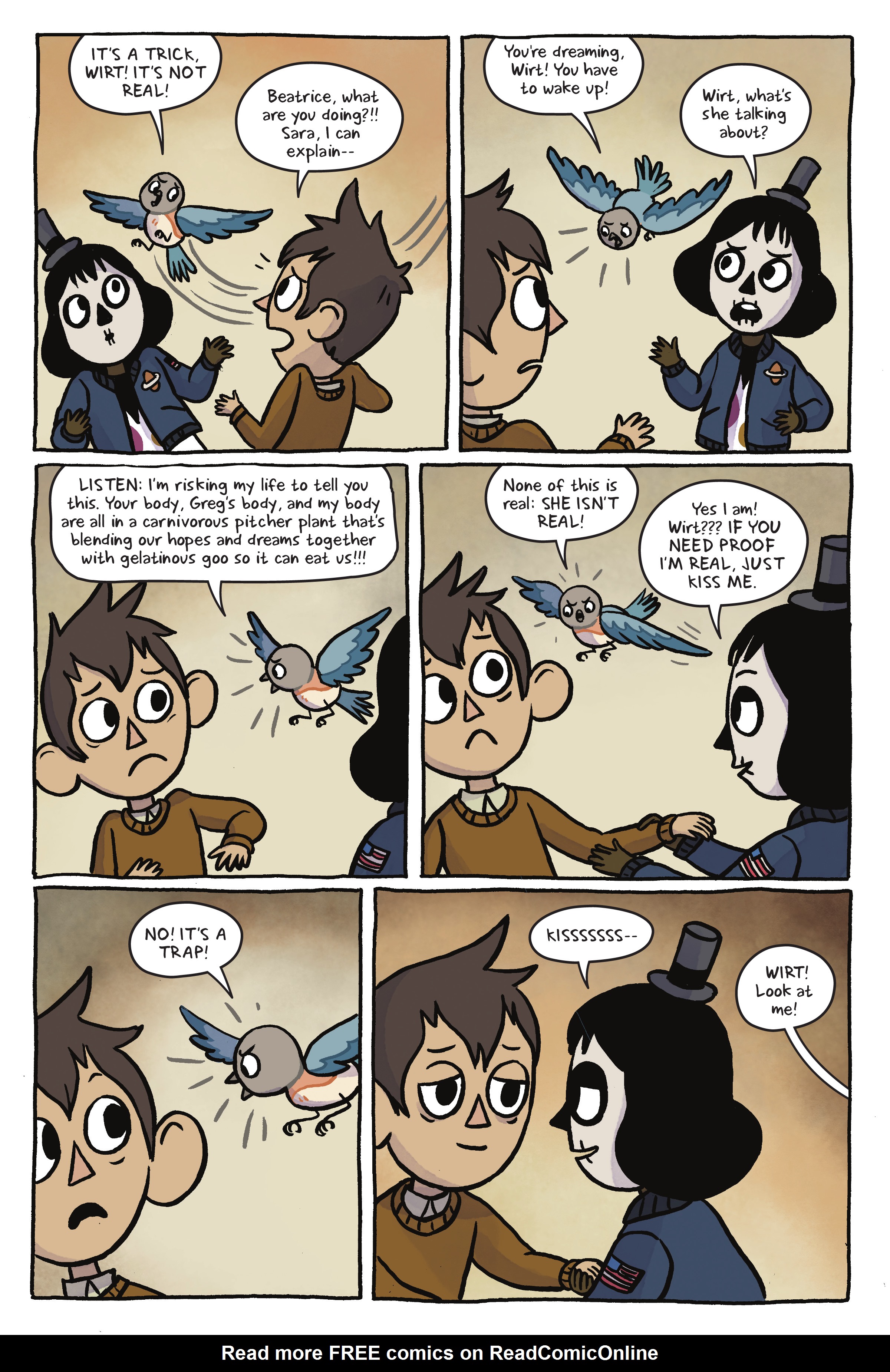 Read online Over the Garden Wall: Distillatoria comic -  Issue # TPB - 106
