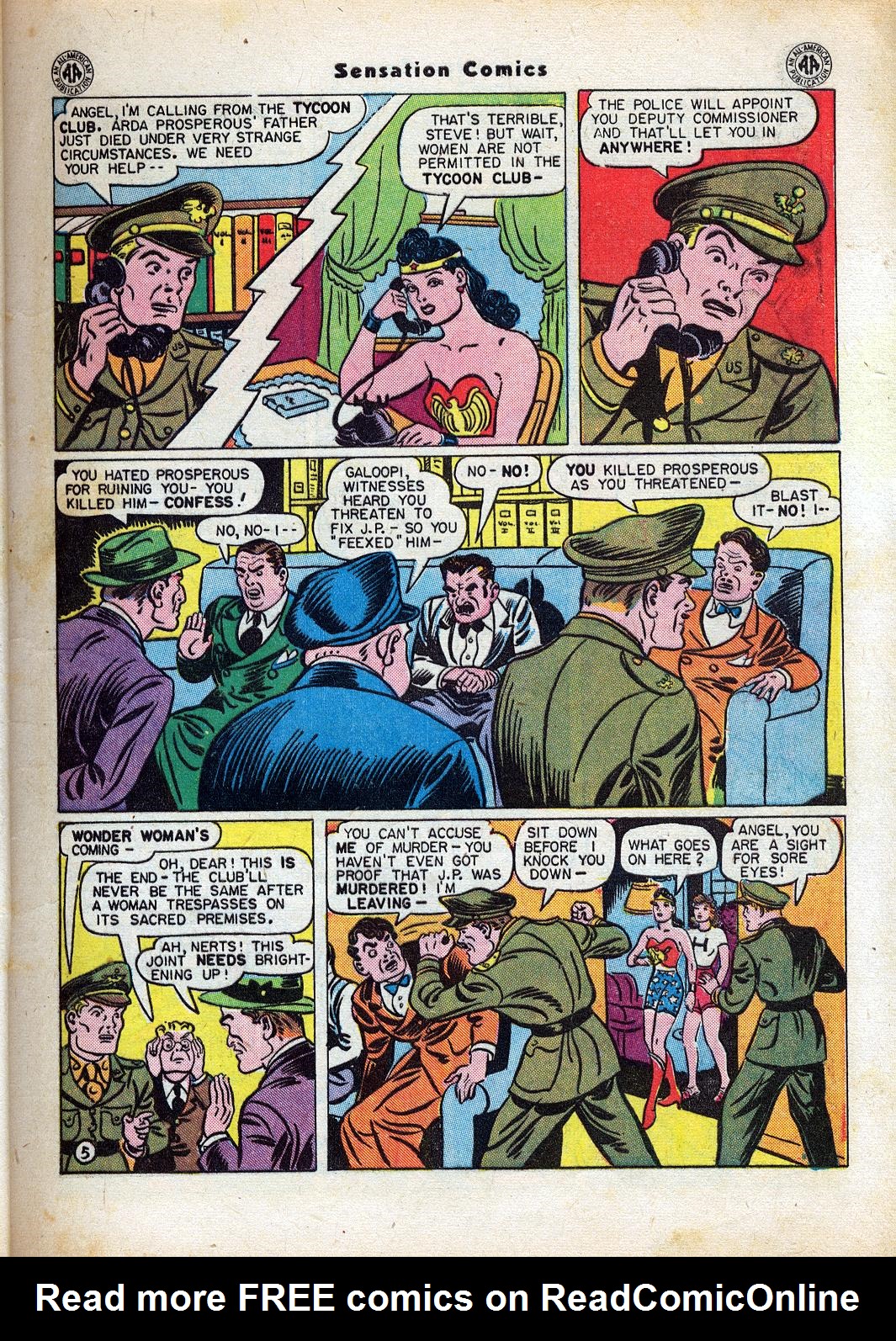 Read online Sensation (Mystery) Comics comic -  Issue #47 - 7