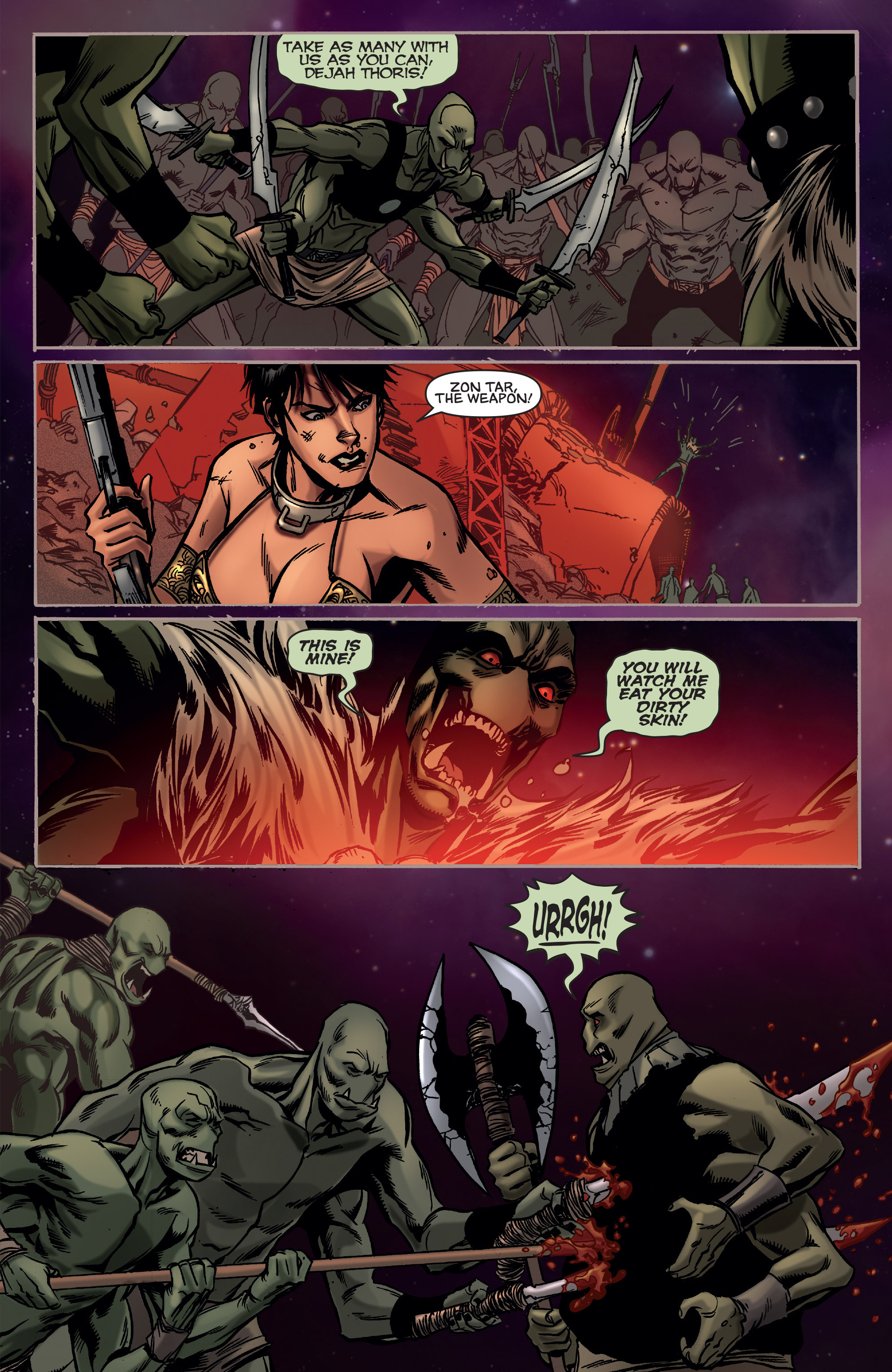 Read online Dejah Thoris and the Green Men of Mars comic -  Issue #12 - 13