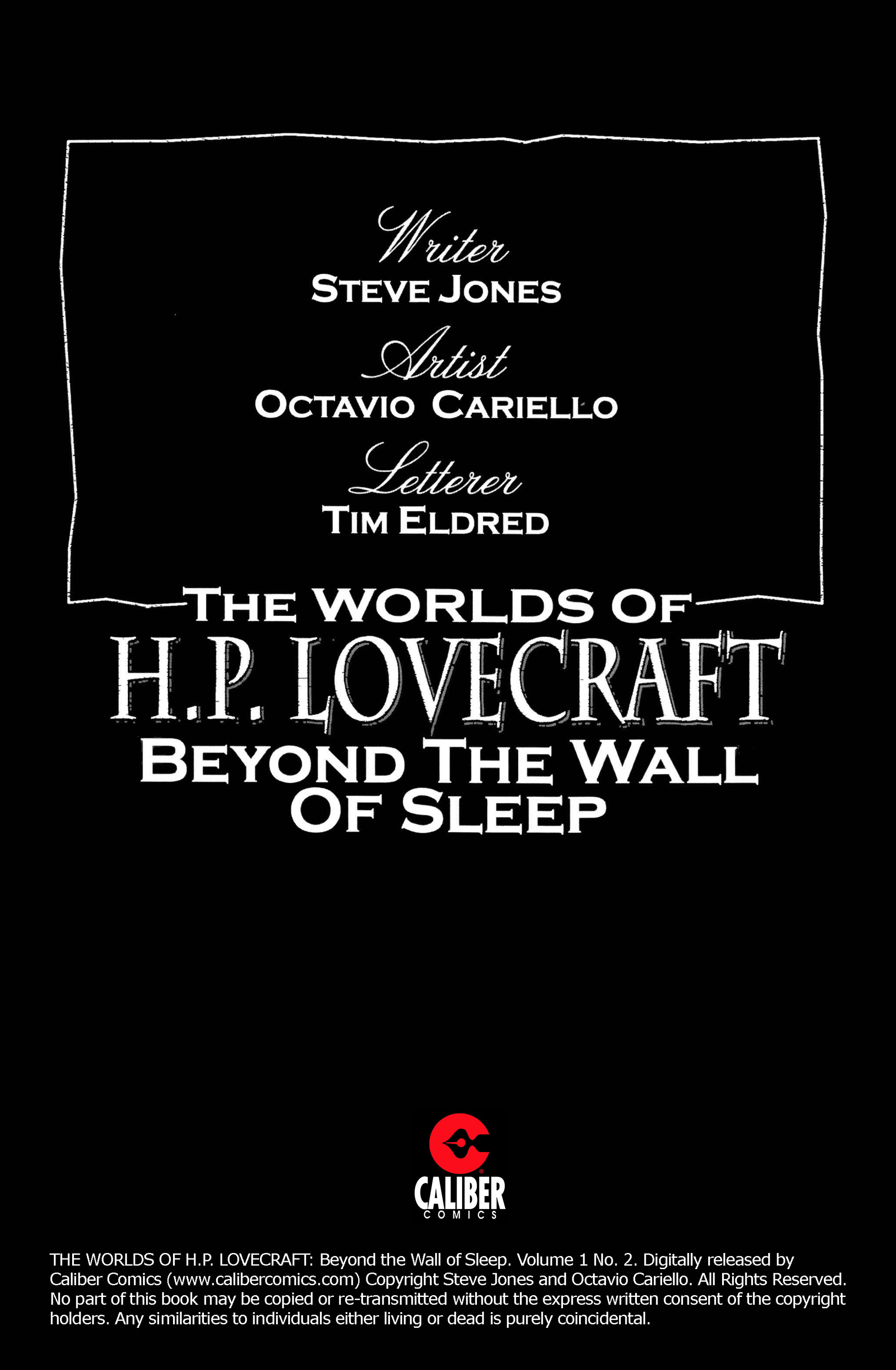 Read online Worlds of H.P. Lovecraft comic -  Issue # Issue Beyond the Wall of Sleep - 2