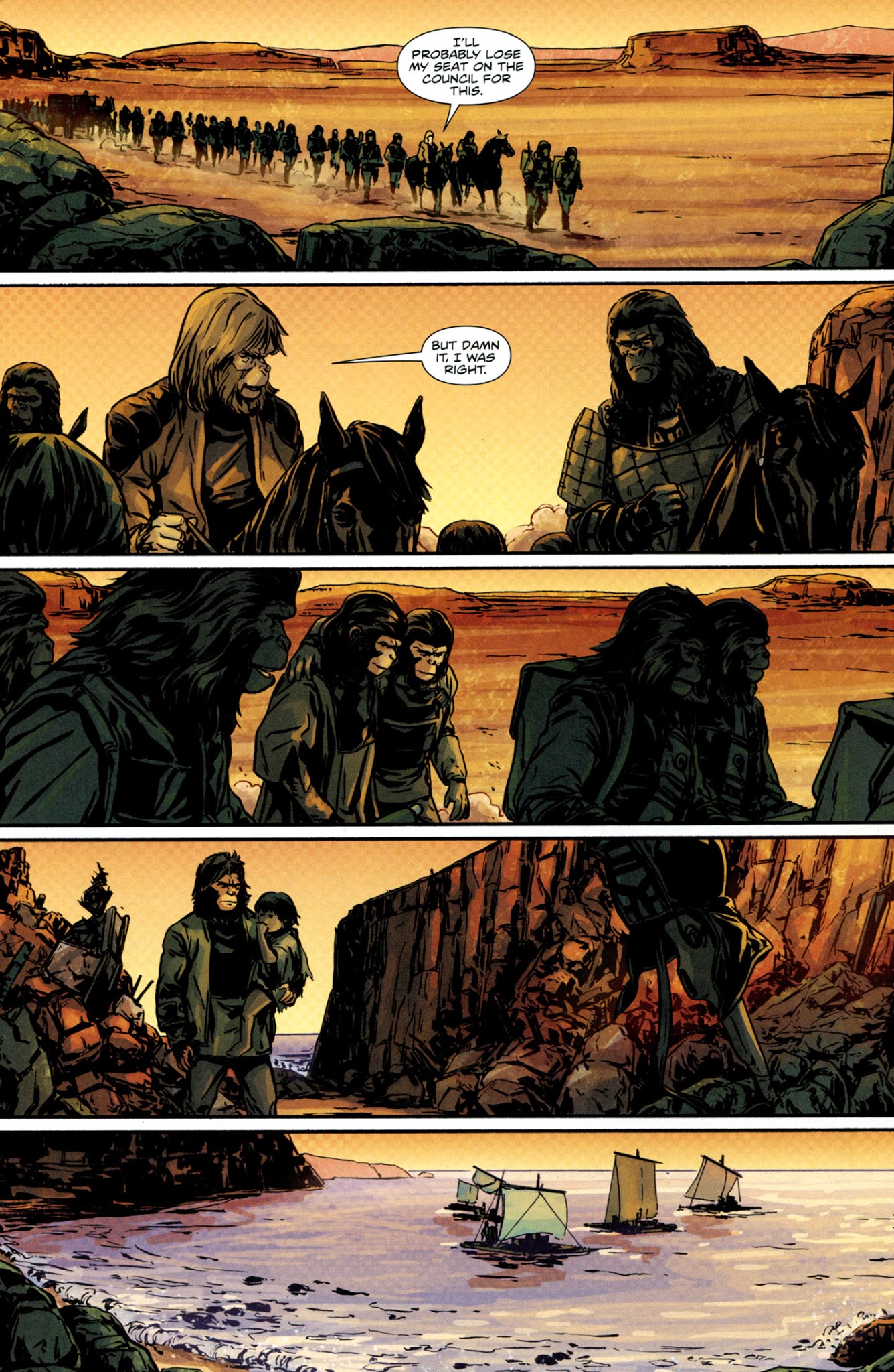Read online Exile on the Planet of the Apes comic -  Issue #4 - 23