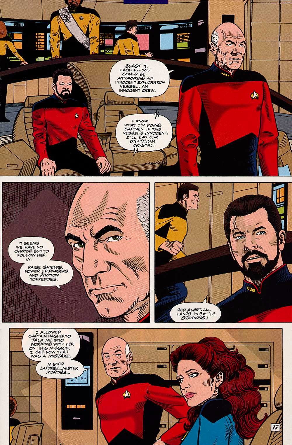 Read online Star Trek: The Next Generation (1989) comic -  Issue #77 - 18