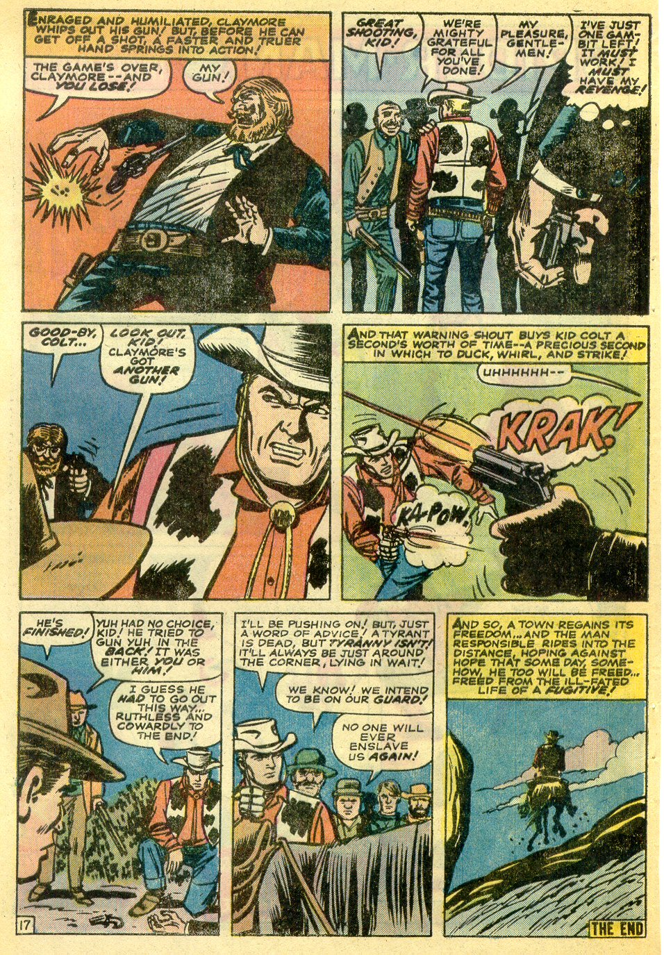 Read online Kid Colt Outlaw comic -  Issue #207 - 32