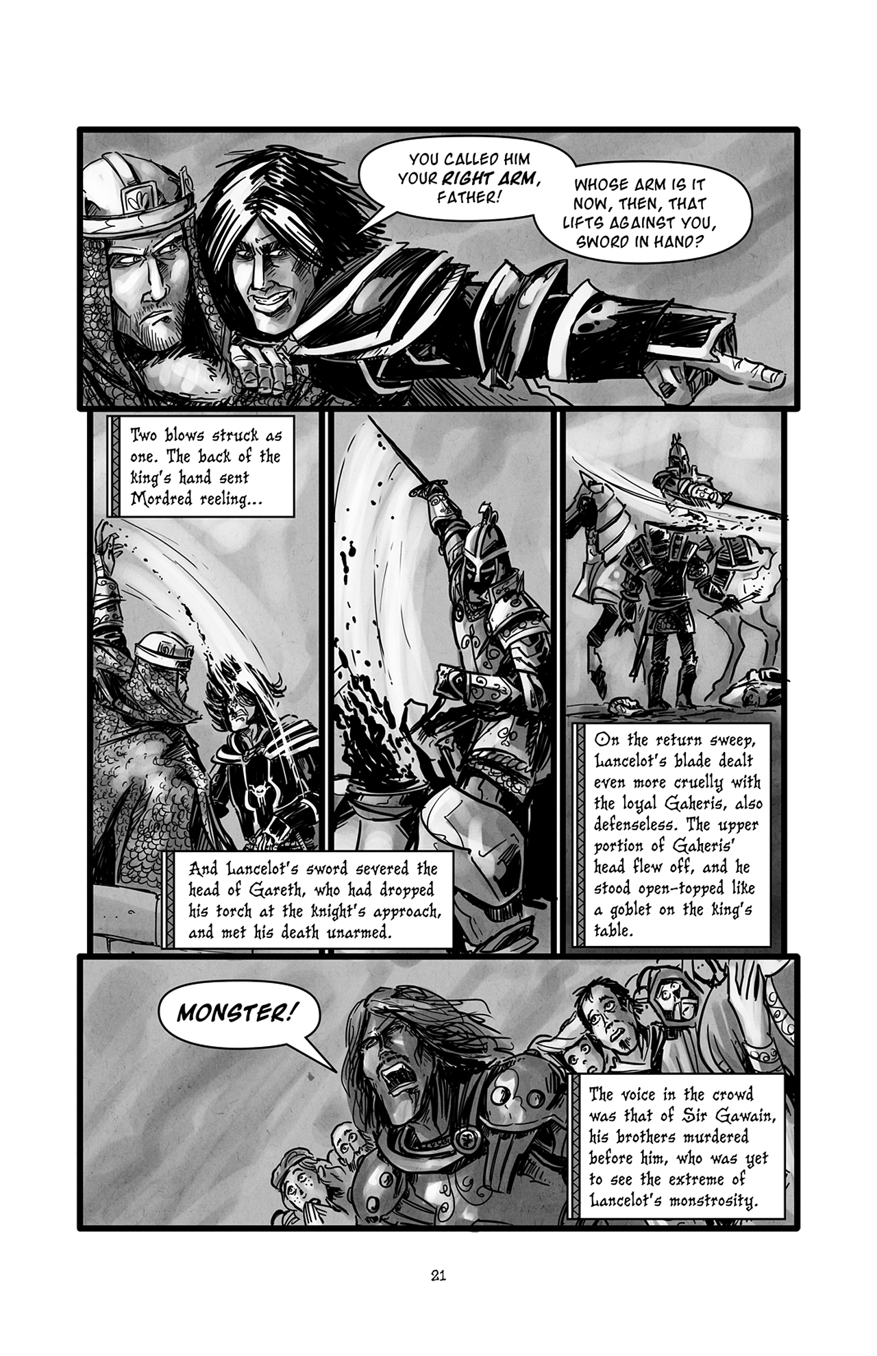 Read online Knights of the Living Dead comic -  Issue #2 - 4