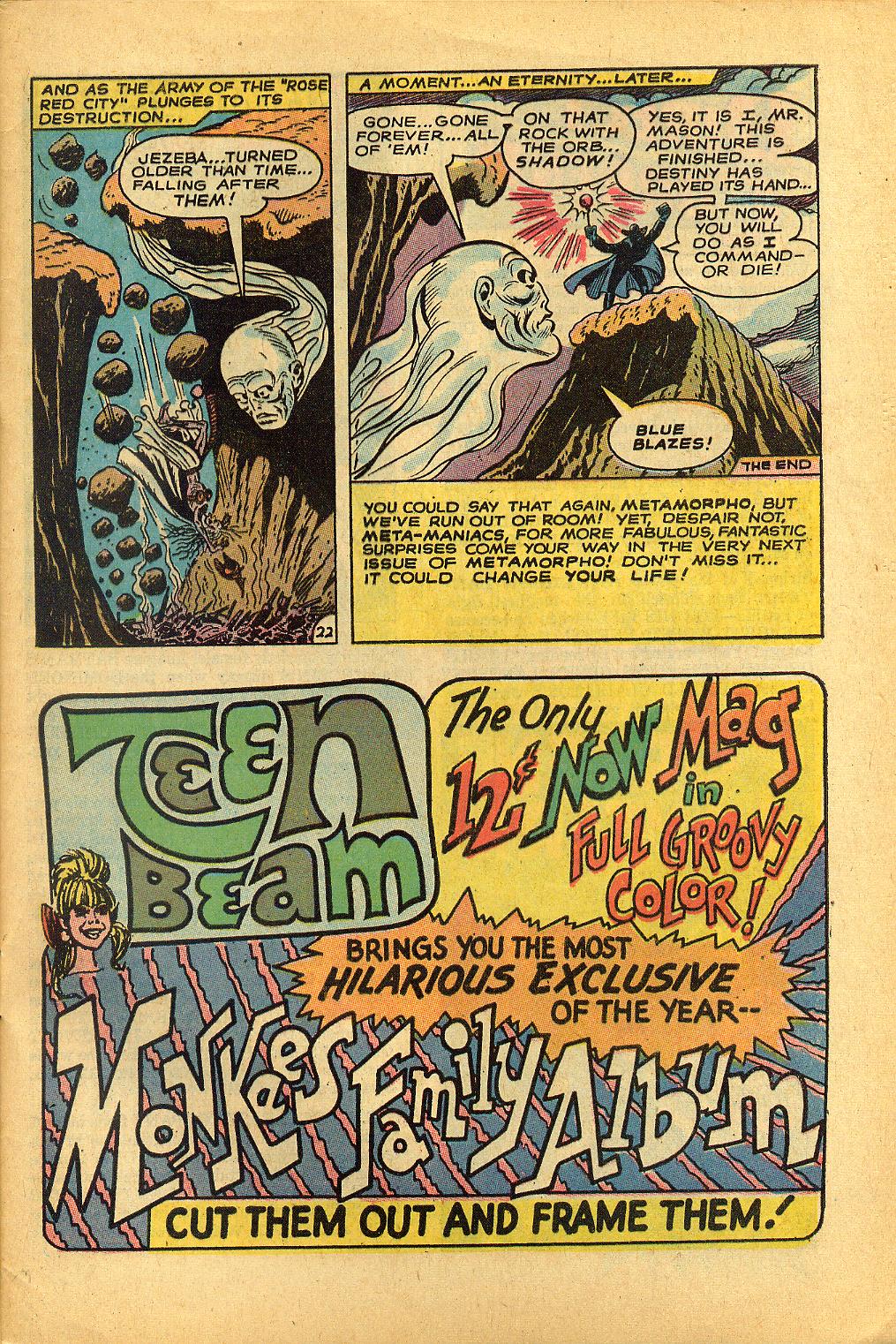 Read online Metamorpho comic -  Issue #16 - 25