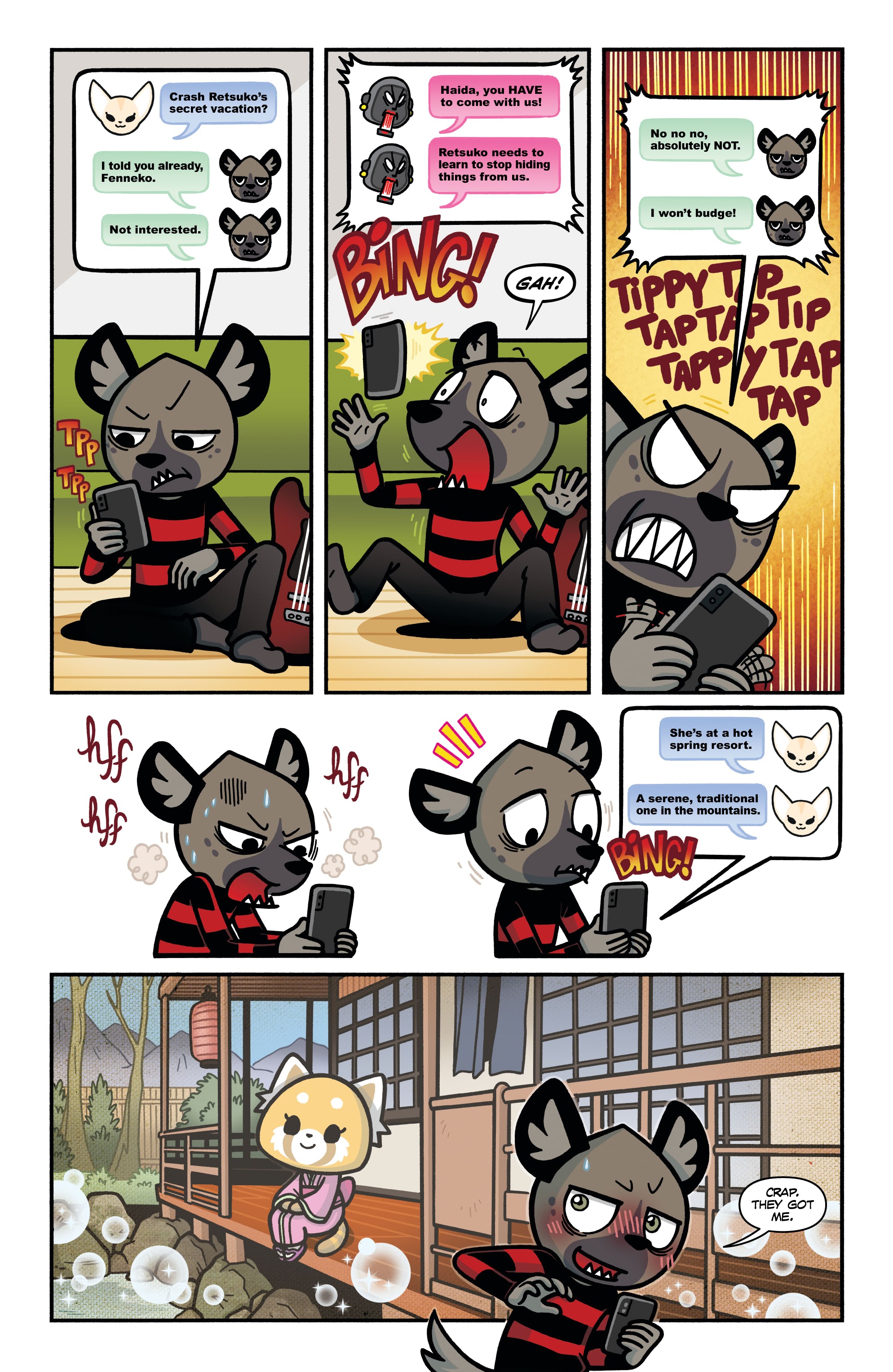 Read online Aggretsuko: Out of Office comic -  Issue #2 - 9
