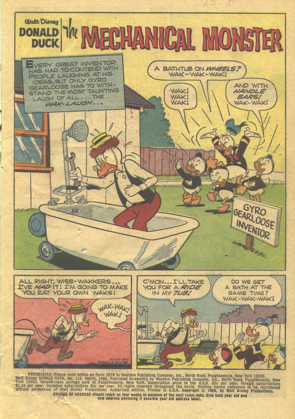 Read online Walt Disney's Donald Duck (1952) comic -  Issue #118 - 3