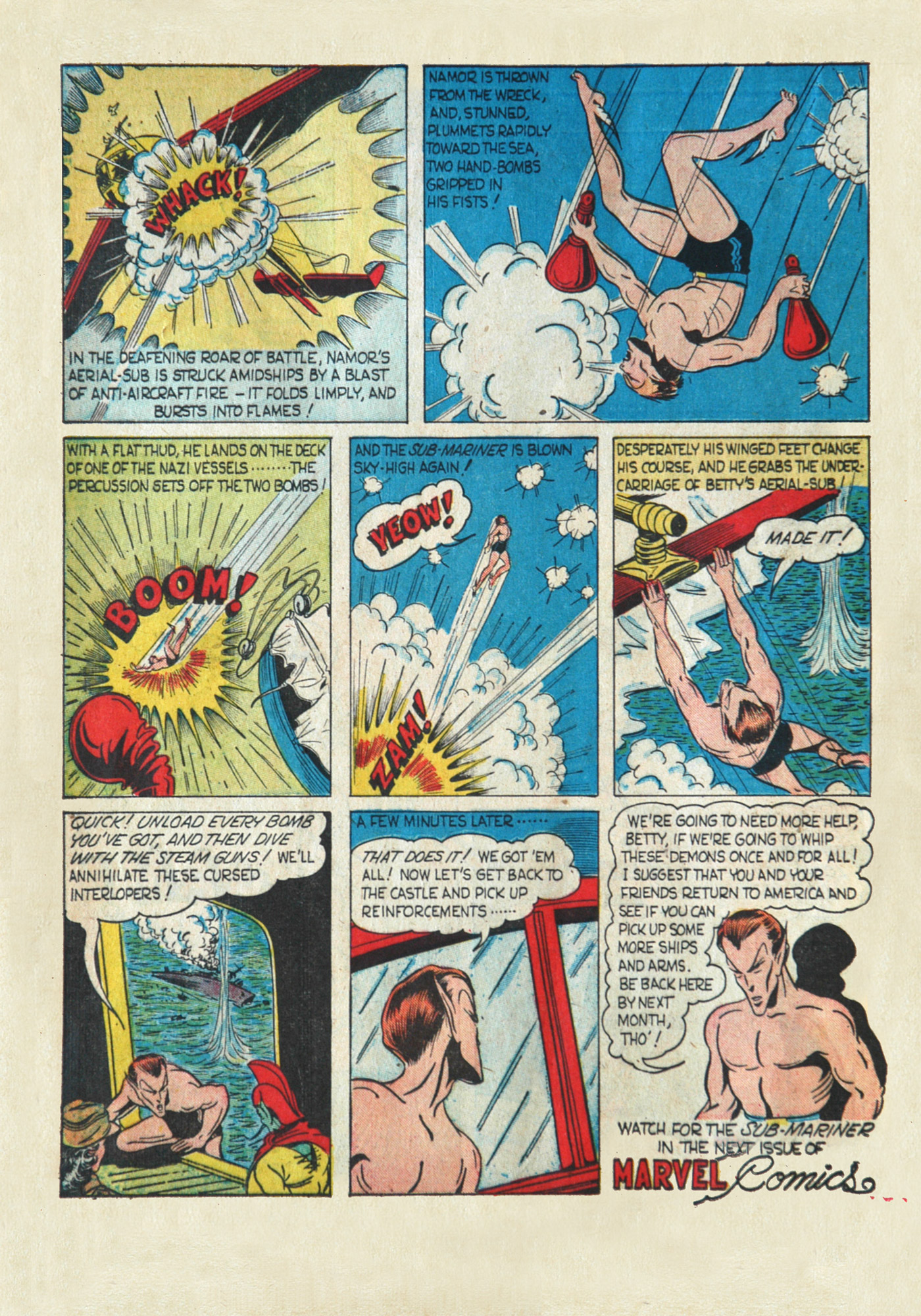 Read online Marvel Mystery Comics comic -  Issue #19 - 30