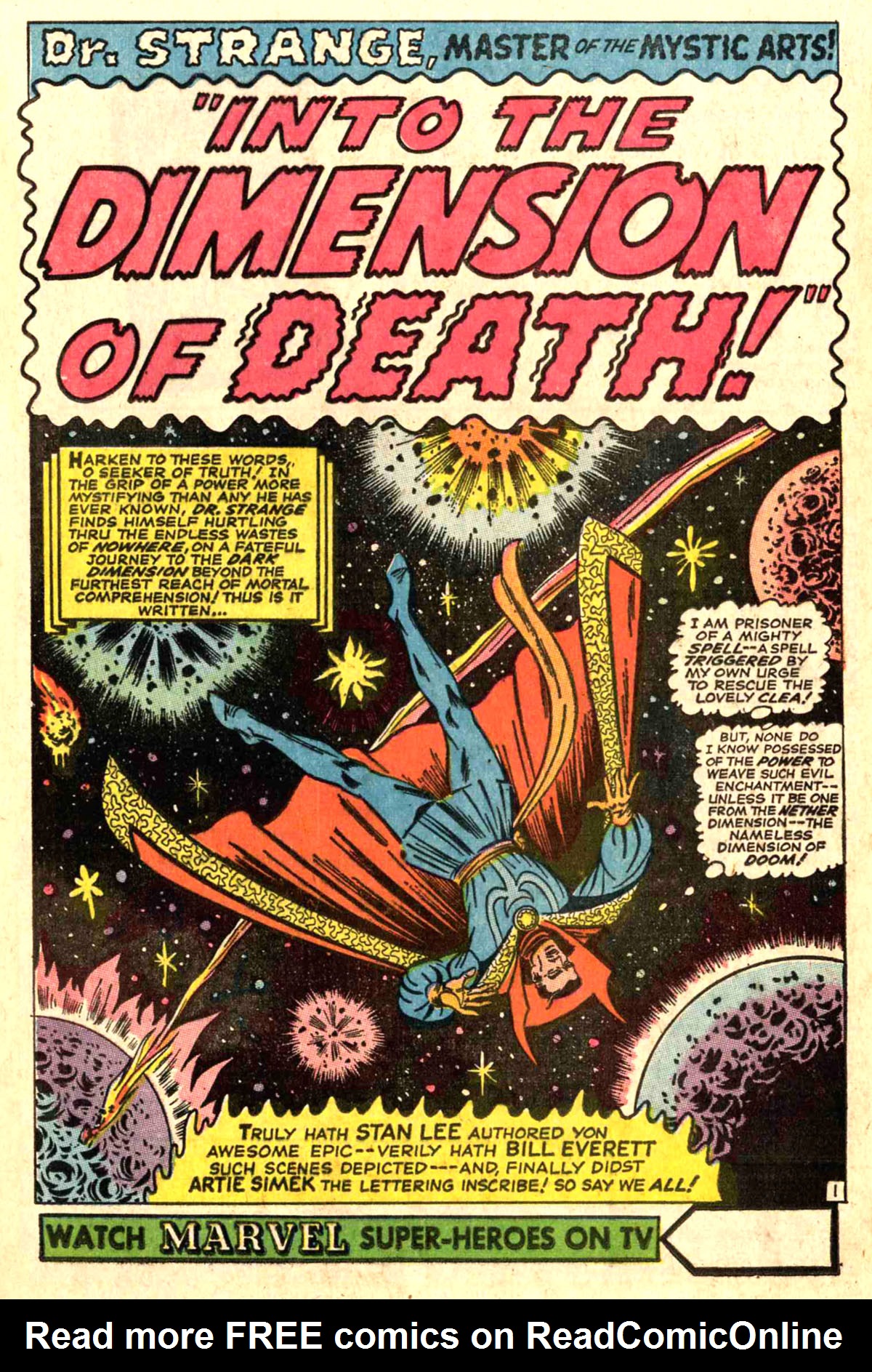 Read online Marvel Masterworks: Doctor Strange comic -  Issue # TPB 2 - 105