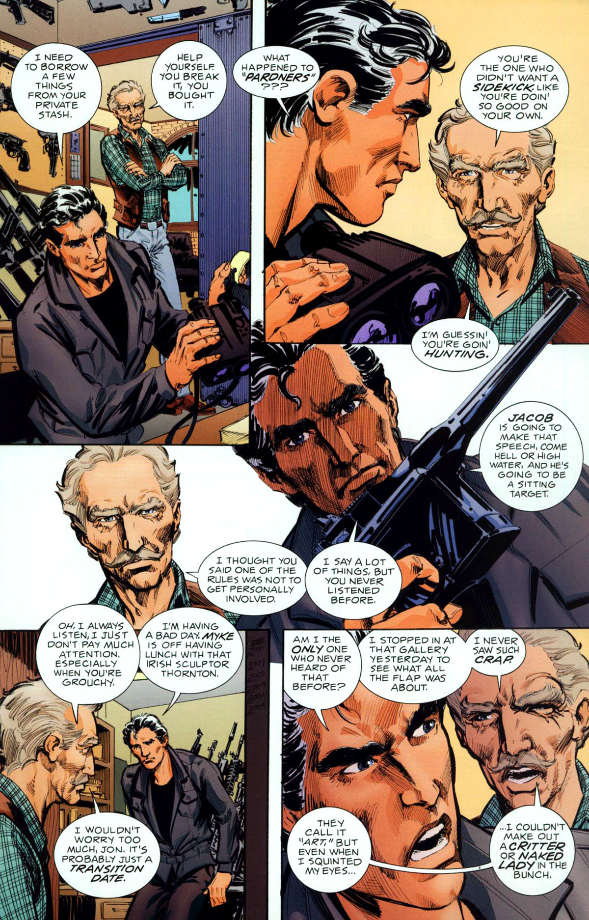 Read online Jon Sable, Freelance: Bloodtrail comic -  Issue #4 - 8