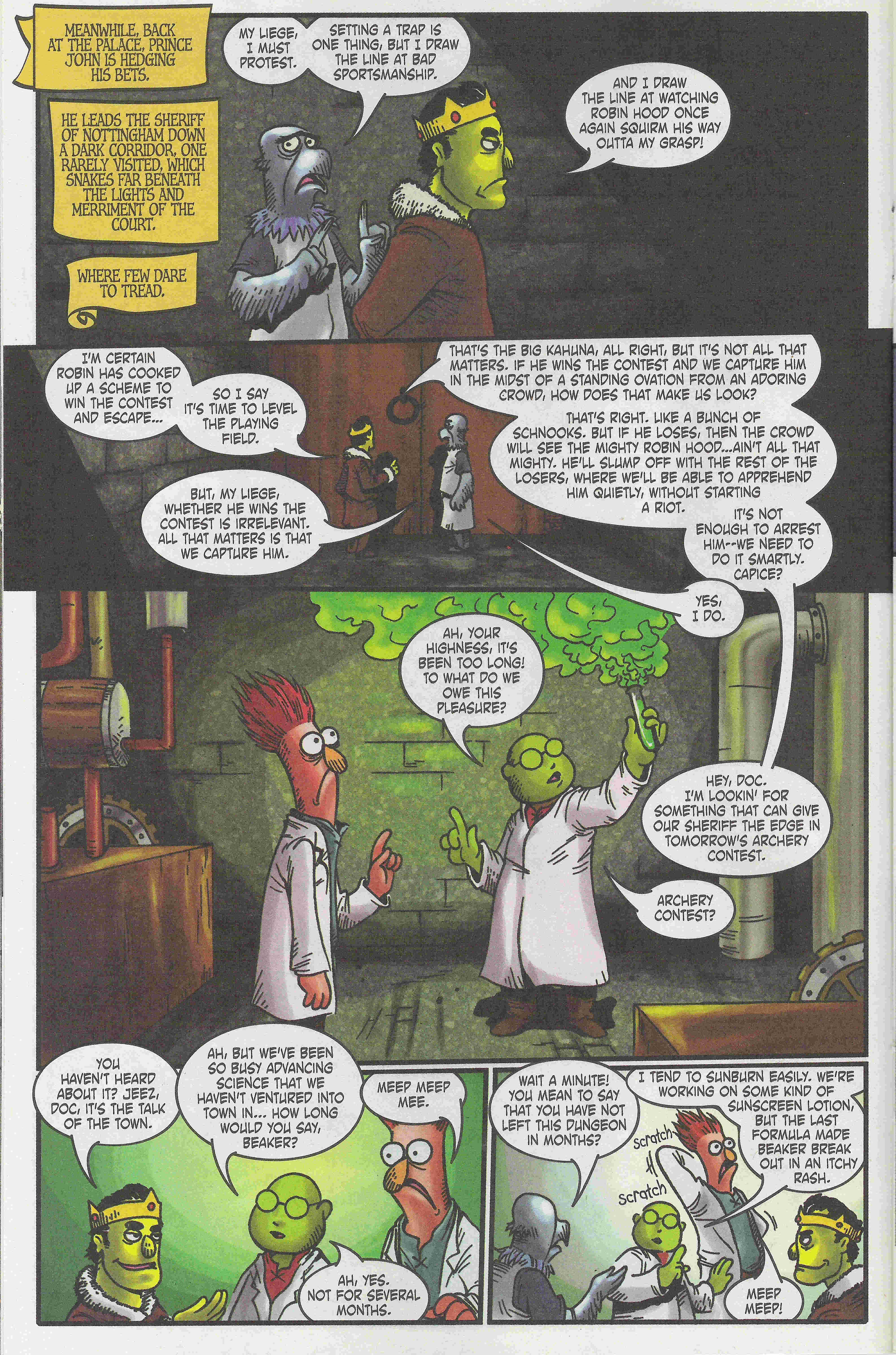 Read online Muppet Robin Hood comic -  Issue #3 - 13