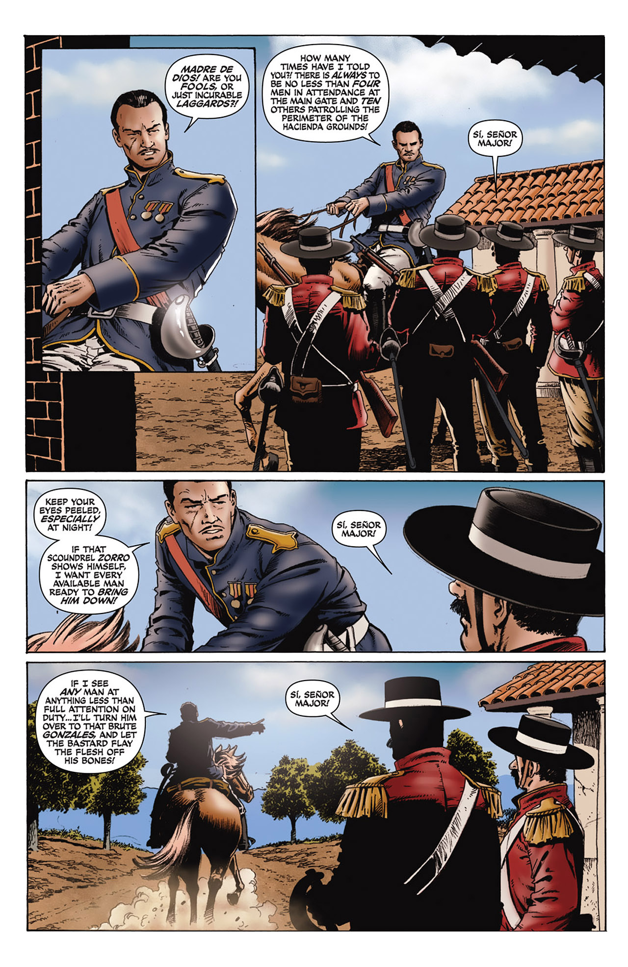 Read online Zorro Rides Again comic -  Issue #1 - 9