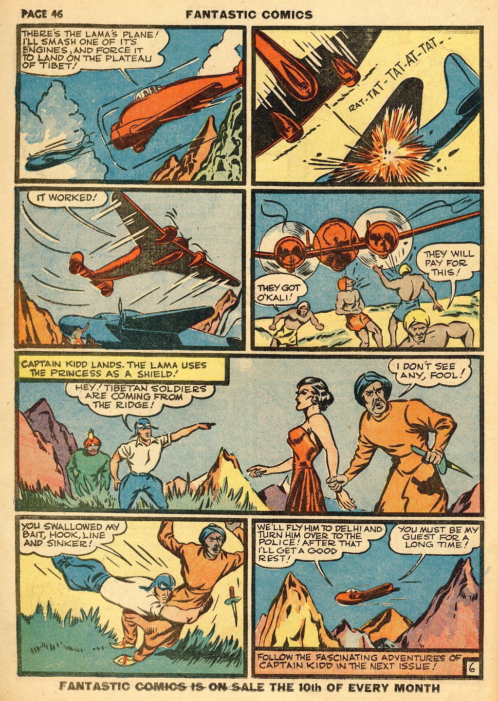 Read online Fantastic Comics comic -  Issue #10 - 47