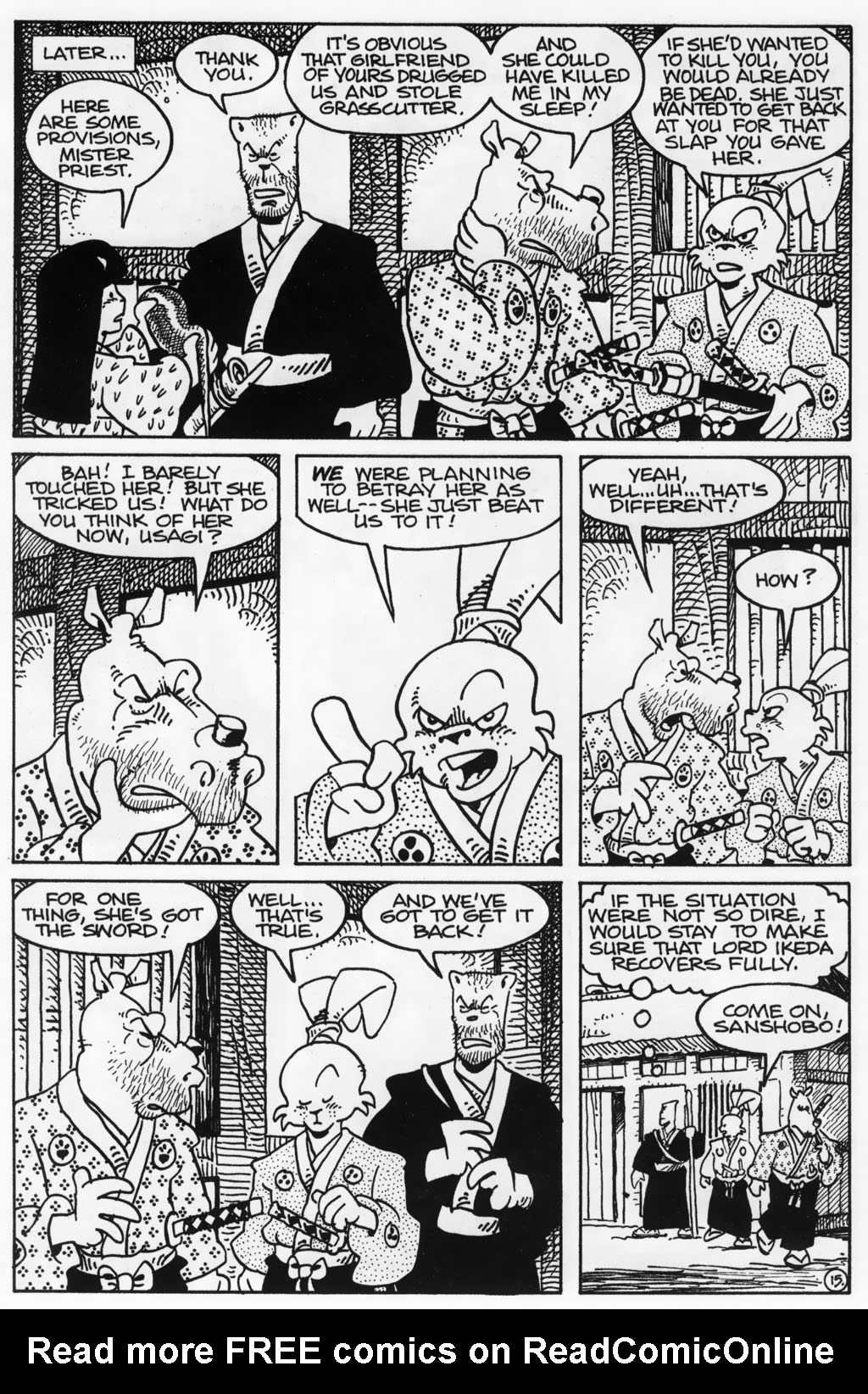 Read online Usagi Yojimbo (1996) comic -  Issue #43 - 17