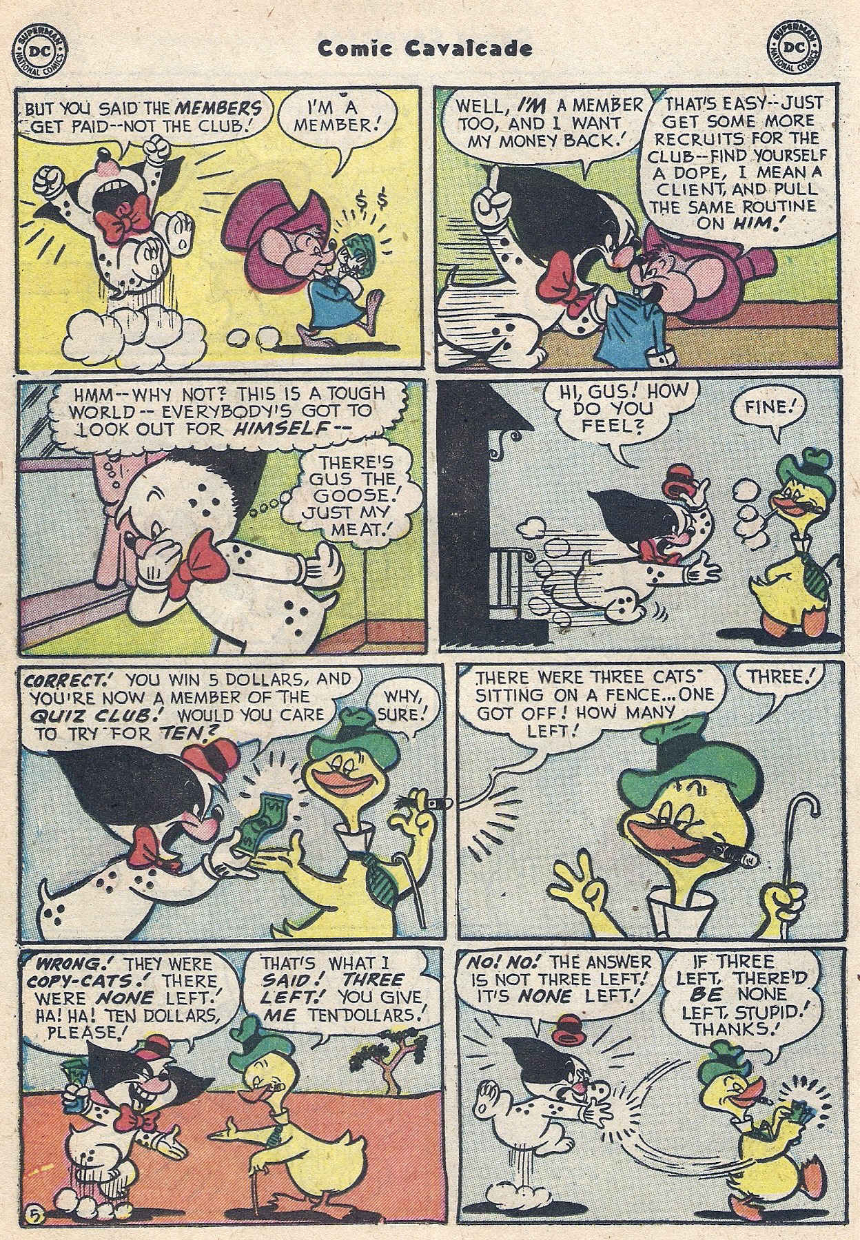 Read online Comic Cavalcade comic -  Issue #56 - 40