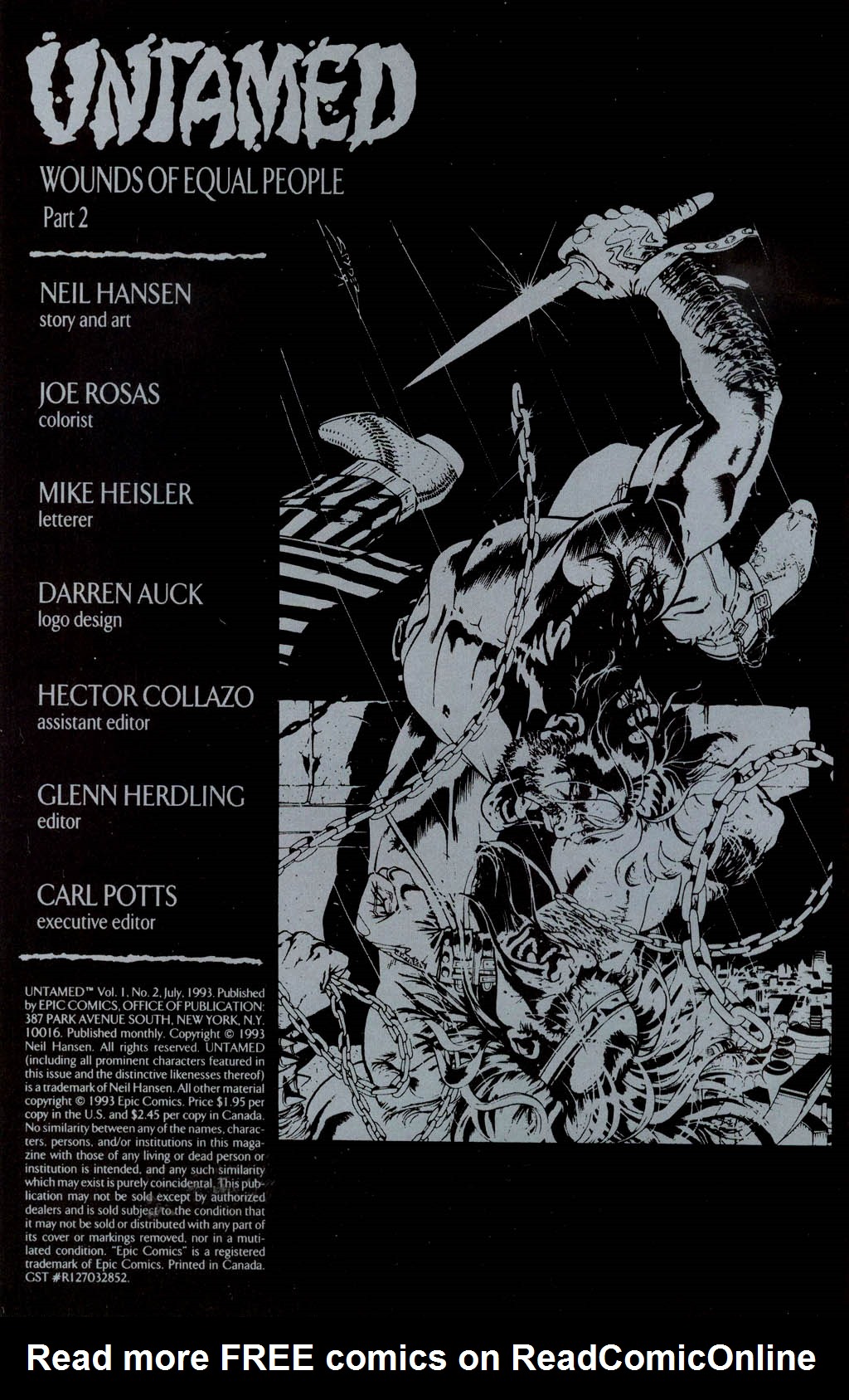 Read online Untamed comic -  Issue #2 - 2