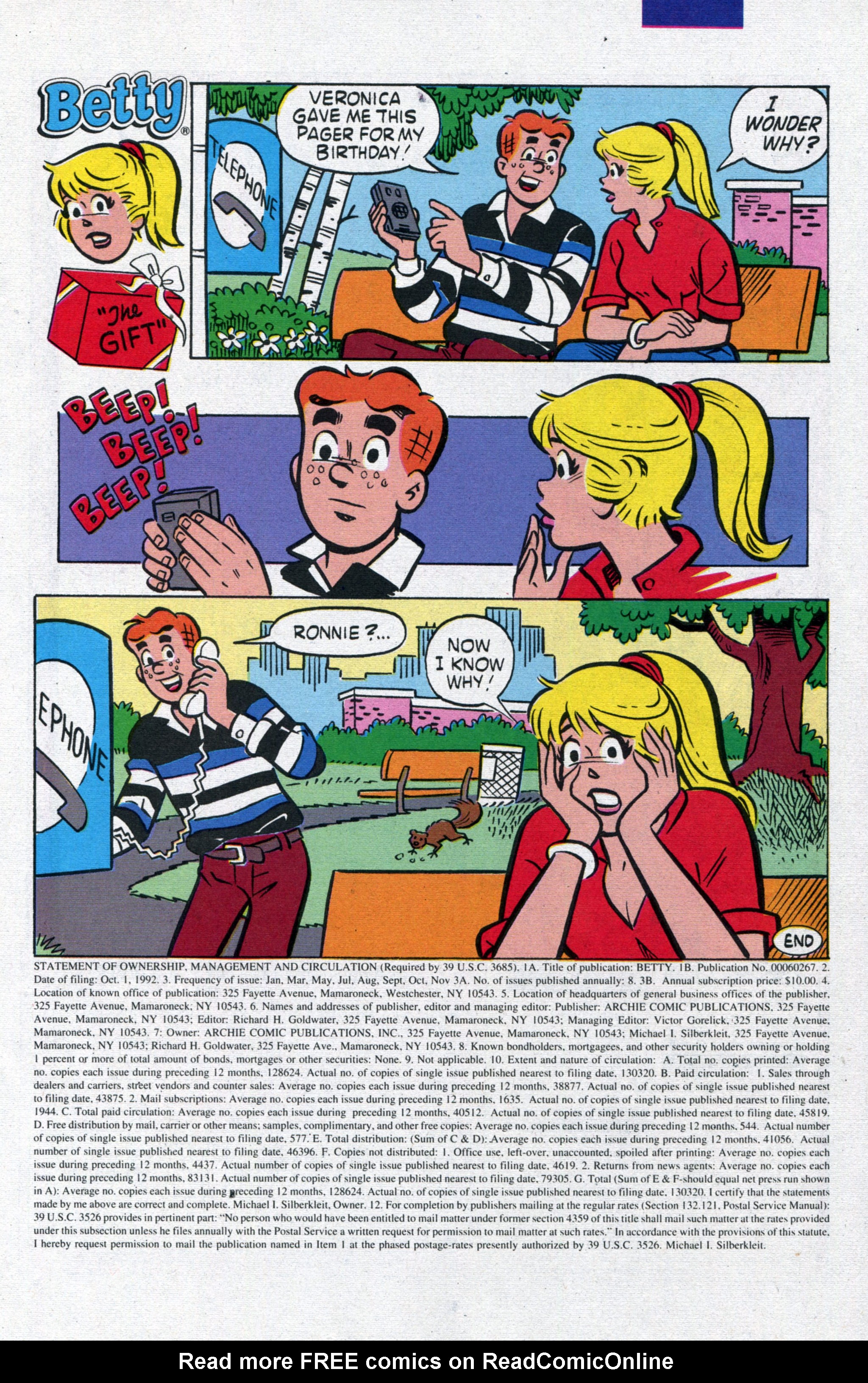 Read online Betty comic -  Issue #5 - 11