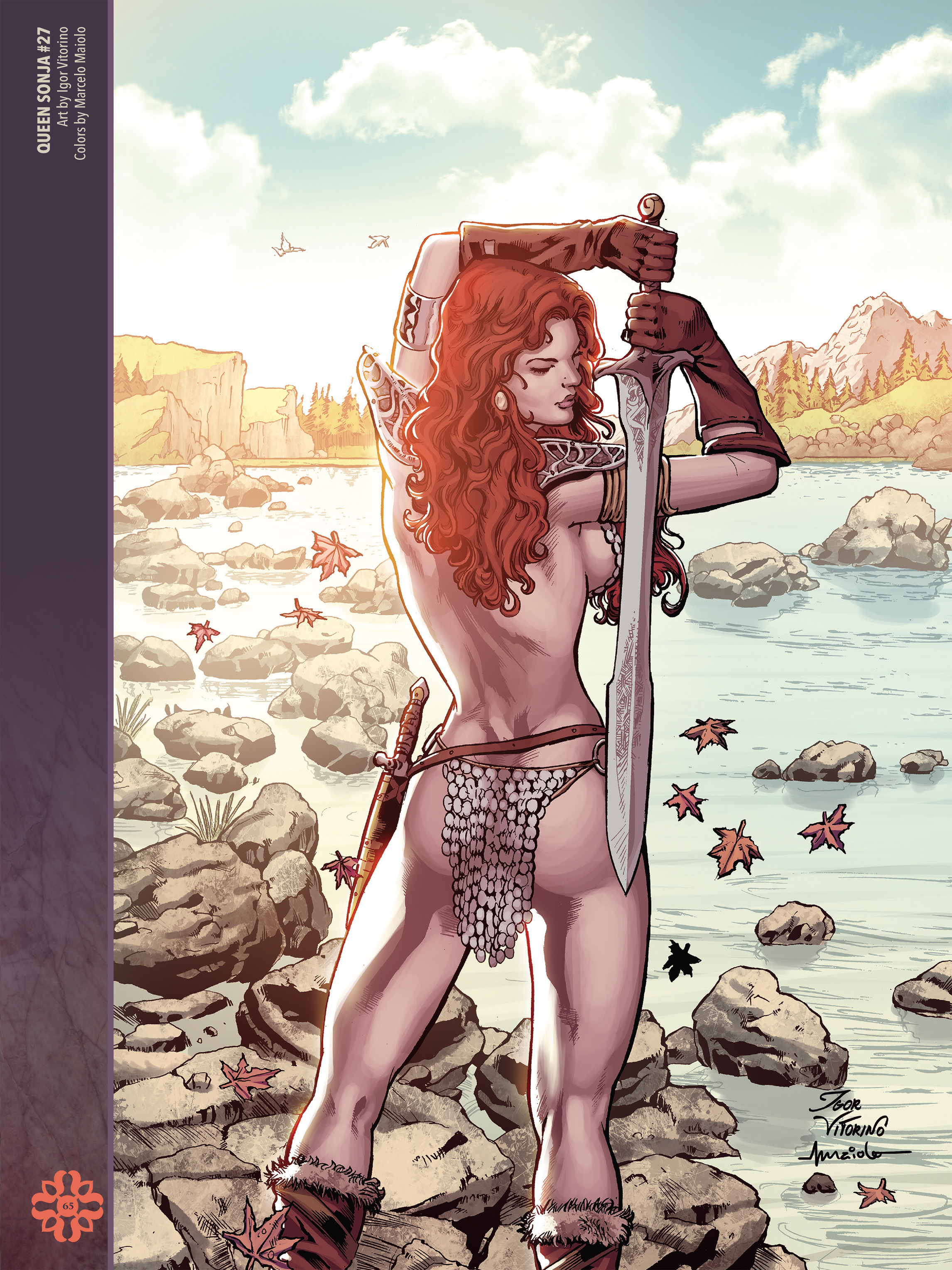 Read online The Art of Red Sonja comic -  Issue # TPB 2 (Part 1) - 65