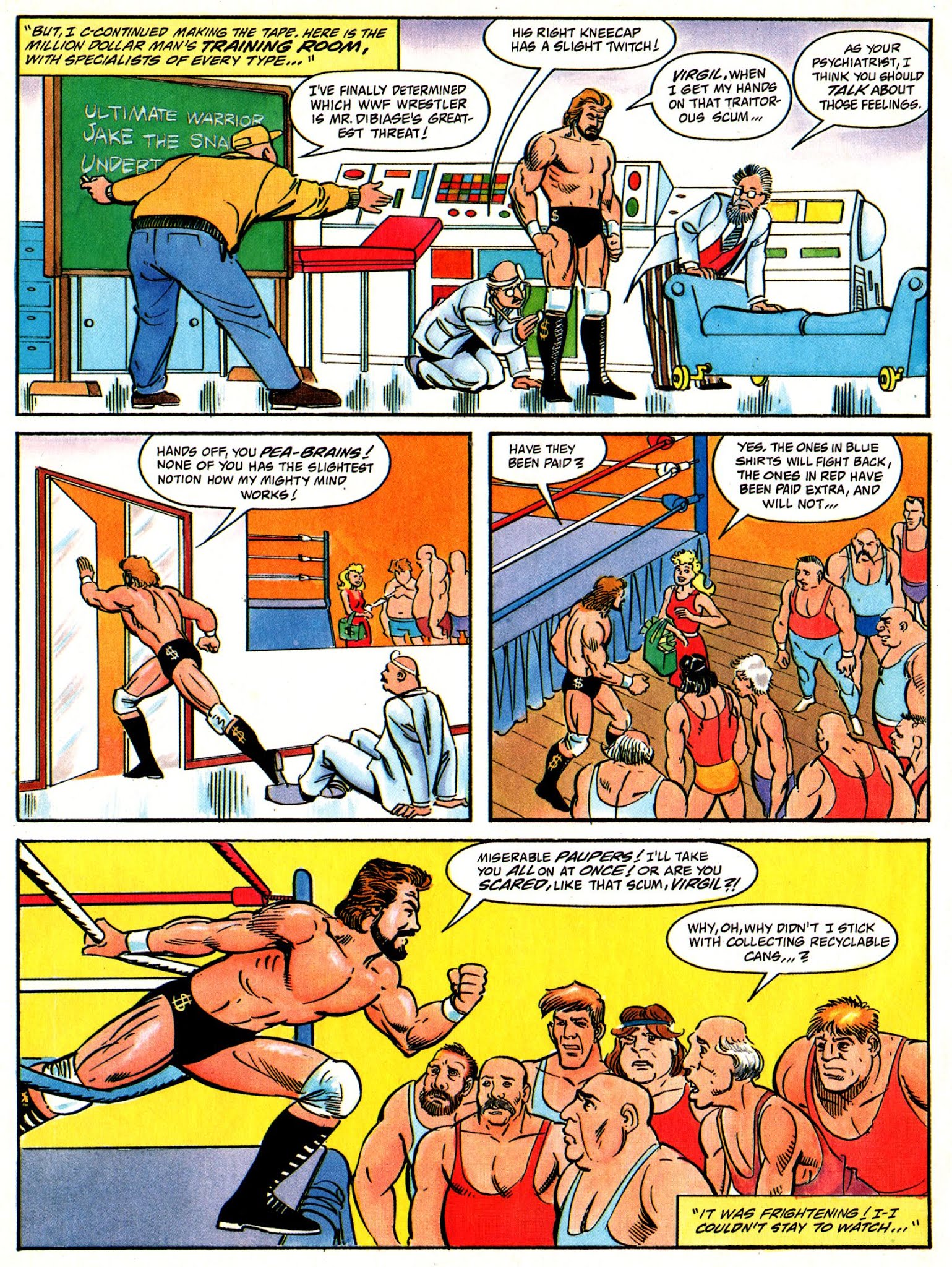 Read online WWF Battlemania comic -  Issue #1 - 54