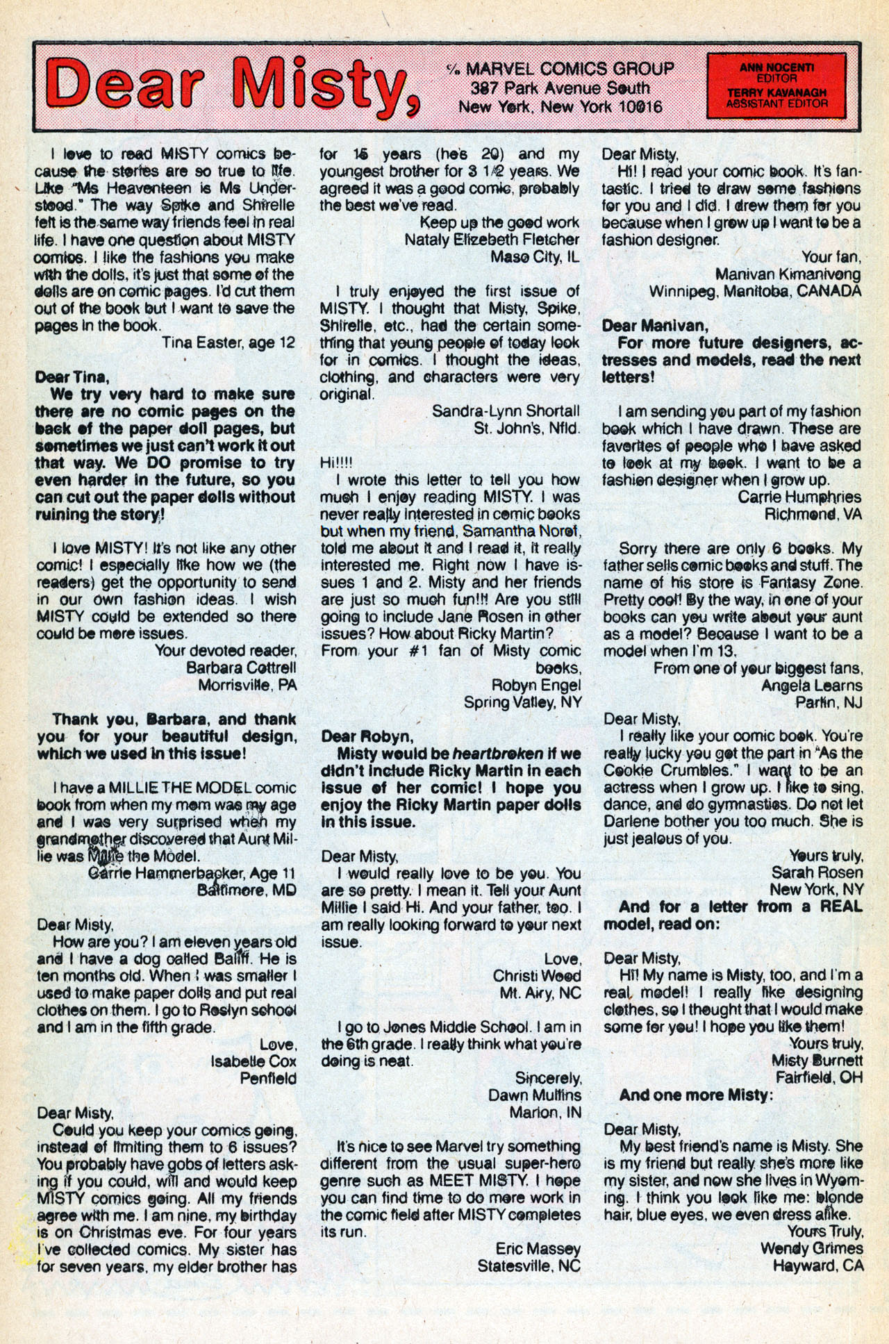 Read online Misty (1985) comic -  Issue #5 - 30