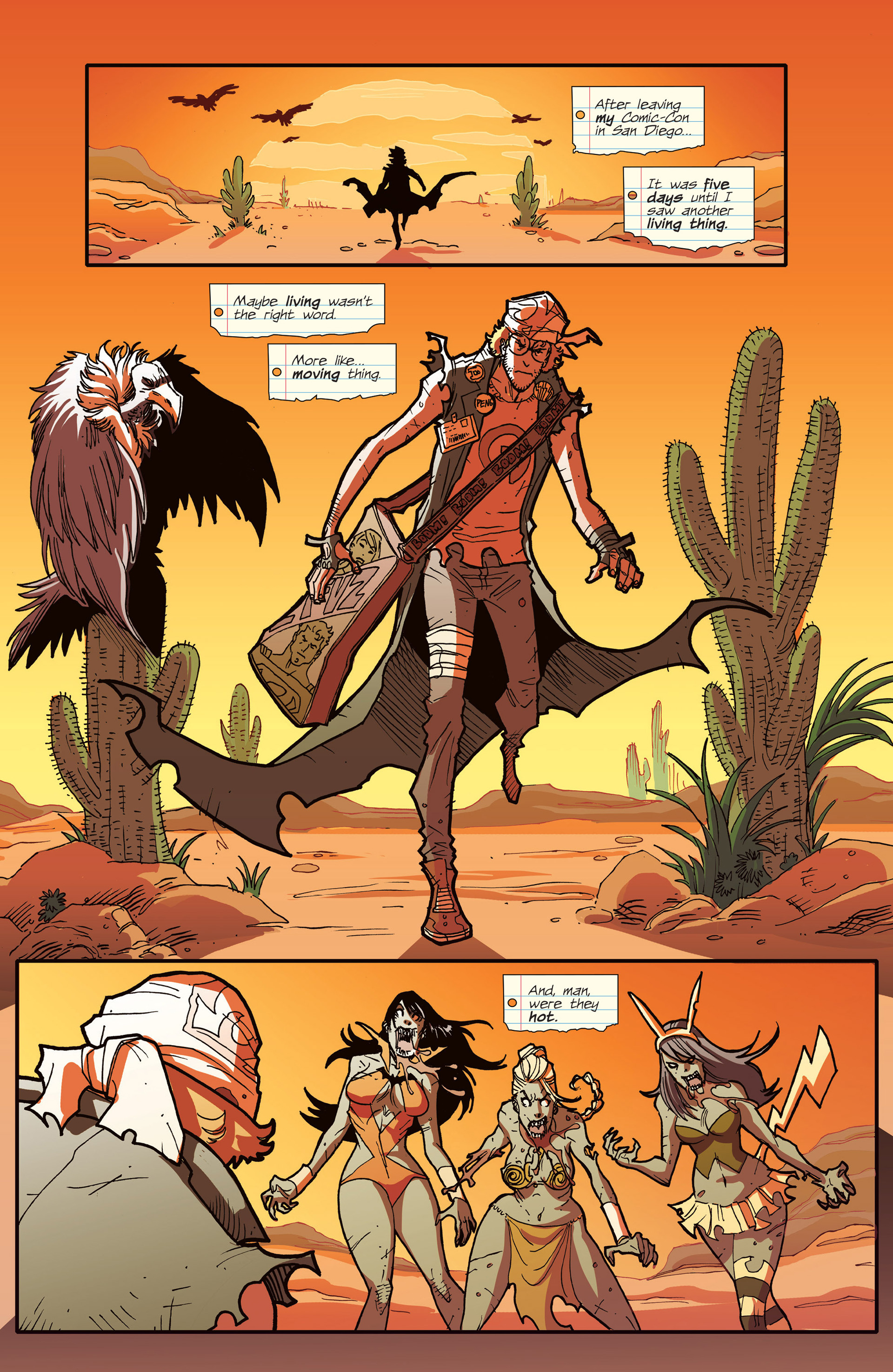 Read online Fanboys vs. Zombies comic -  Issue #18 - 3