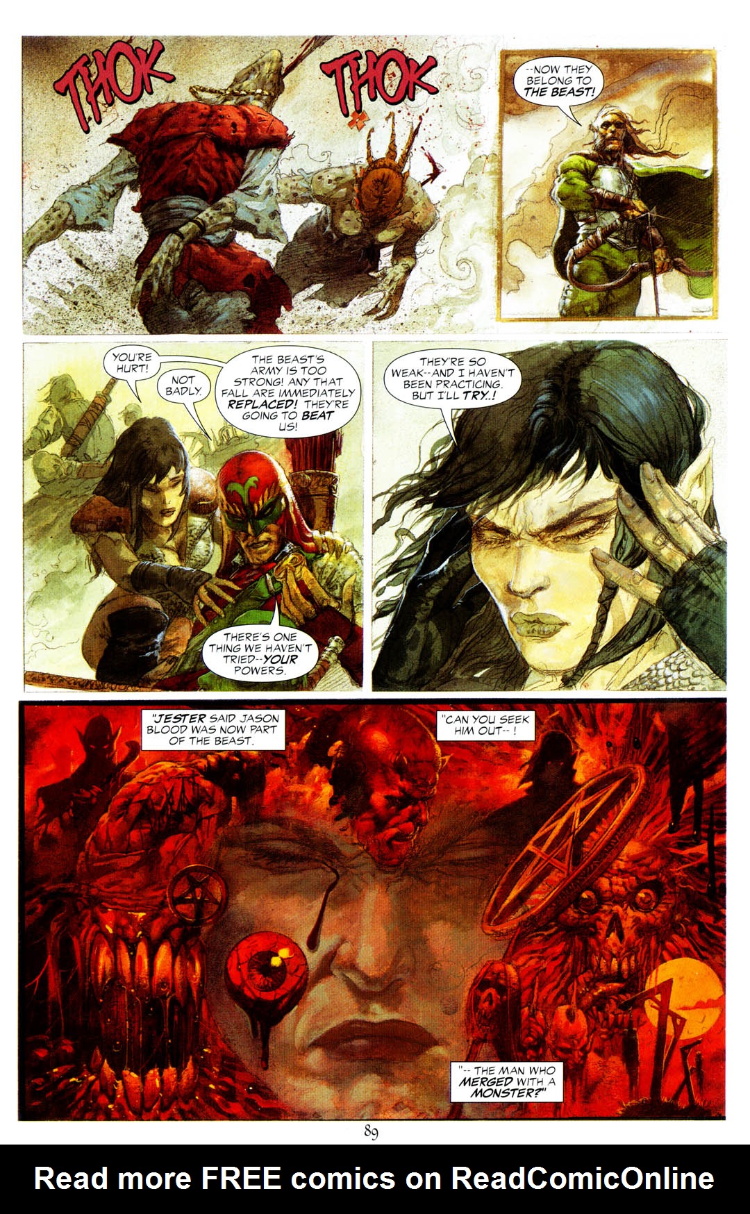 Read online JLA: Riddle of the Beast comic -  Issue # Full - 90