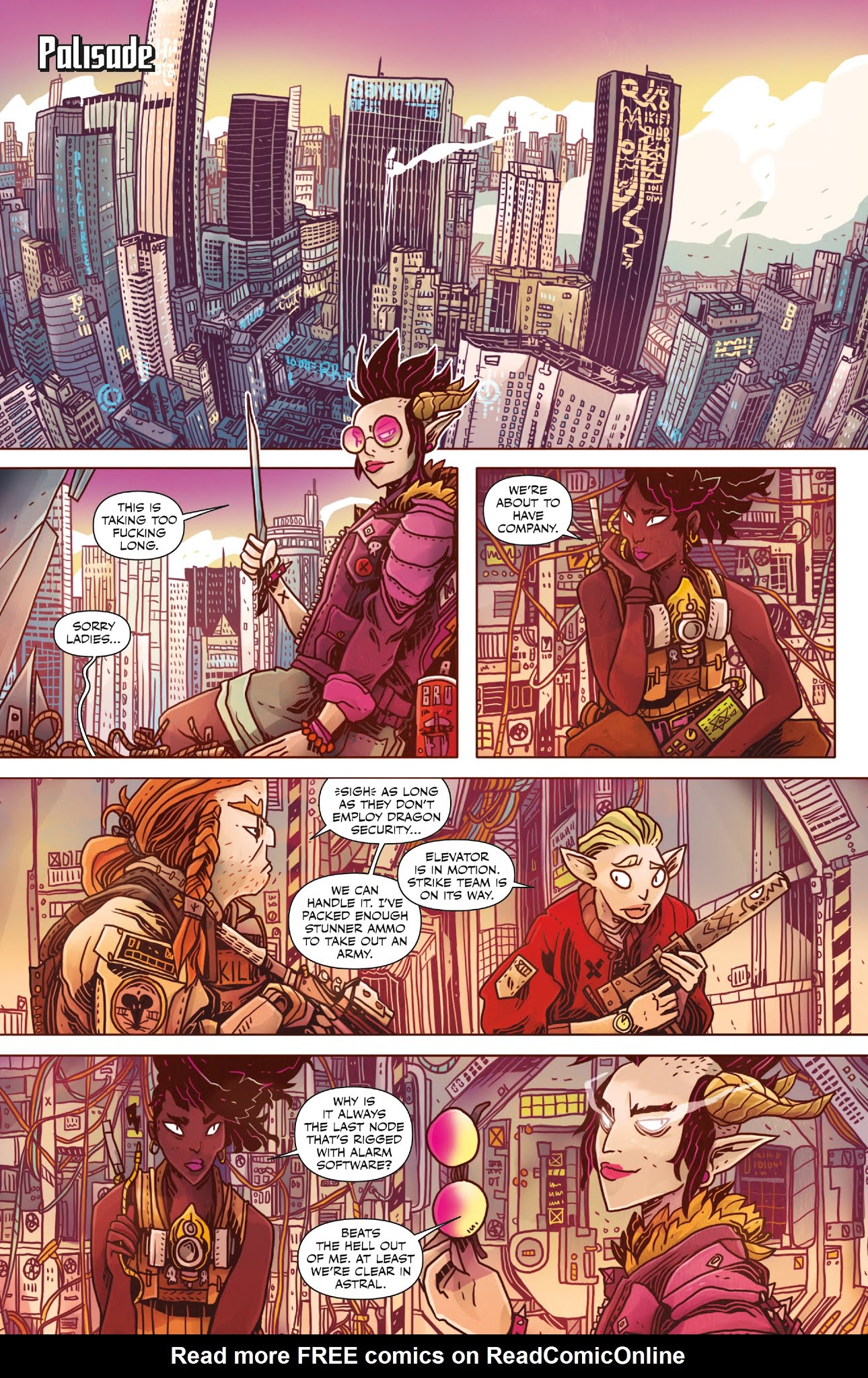Read online Rat Queens Special: Neon Static comic -  Issue # Full - 8