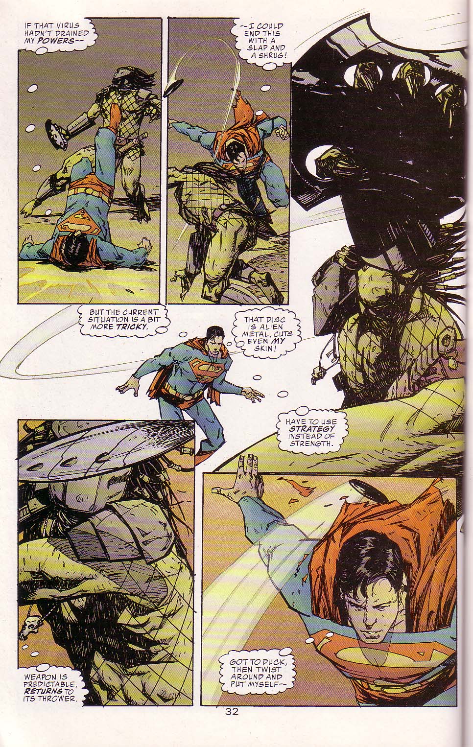 Read online Superman vs. Predator comic -  Issue #3 - 34