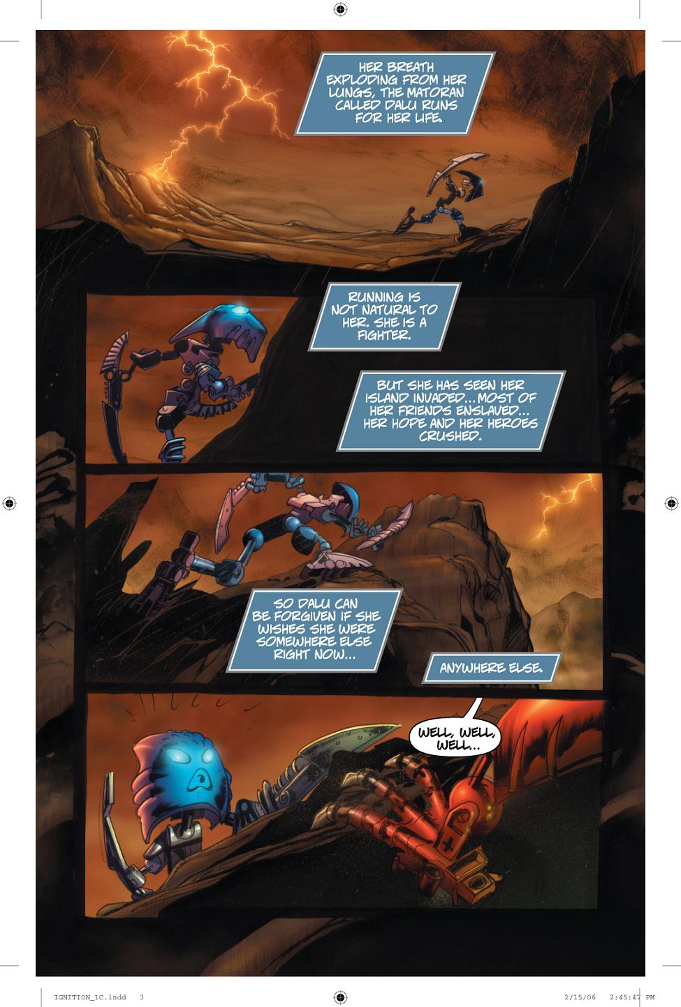 Read online Bionicle: Ignition comic -  Issue #1 - 2