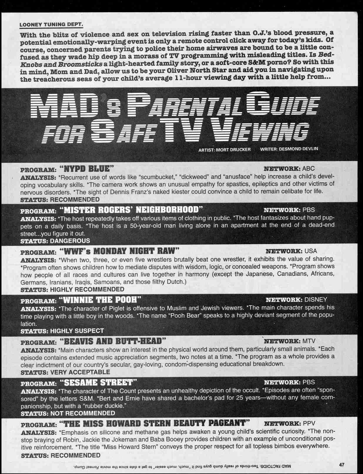 Read online MAD comic -  Issue #333 - 49