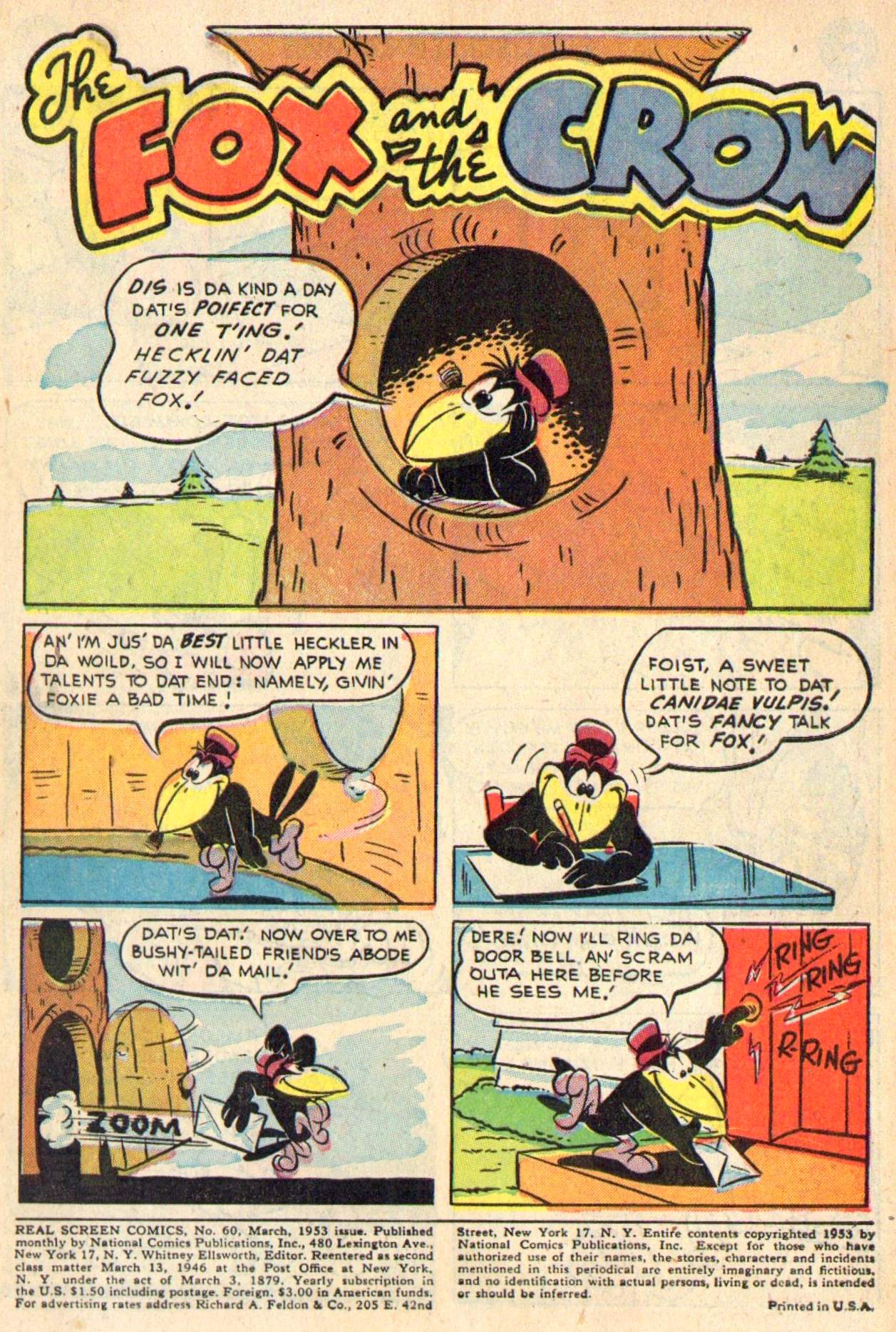 Read online Real Screen Comics comic -  Issue #60 - 3