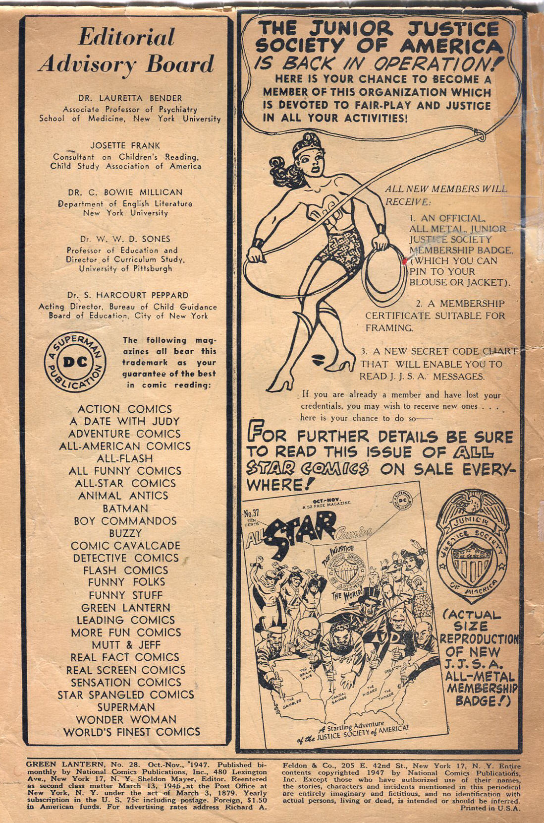 Read online Green Lantern (1941) comic -  Issue #28 - 3