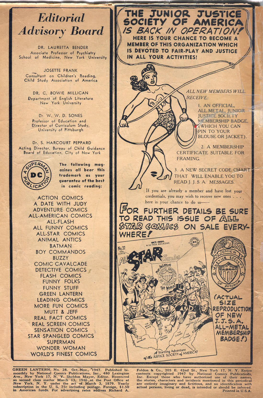 Read online Green Lantern (1941) comic -  Issue #28 - 3