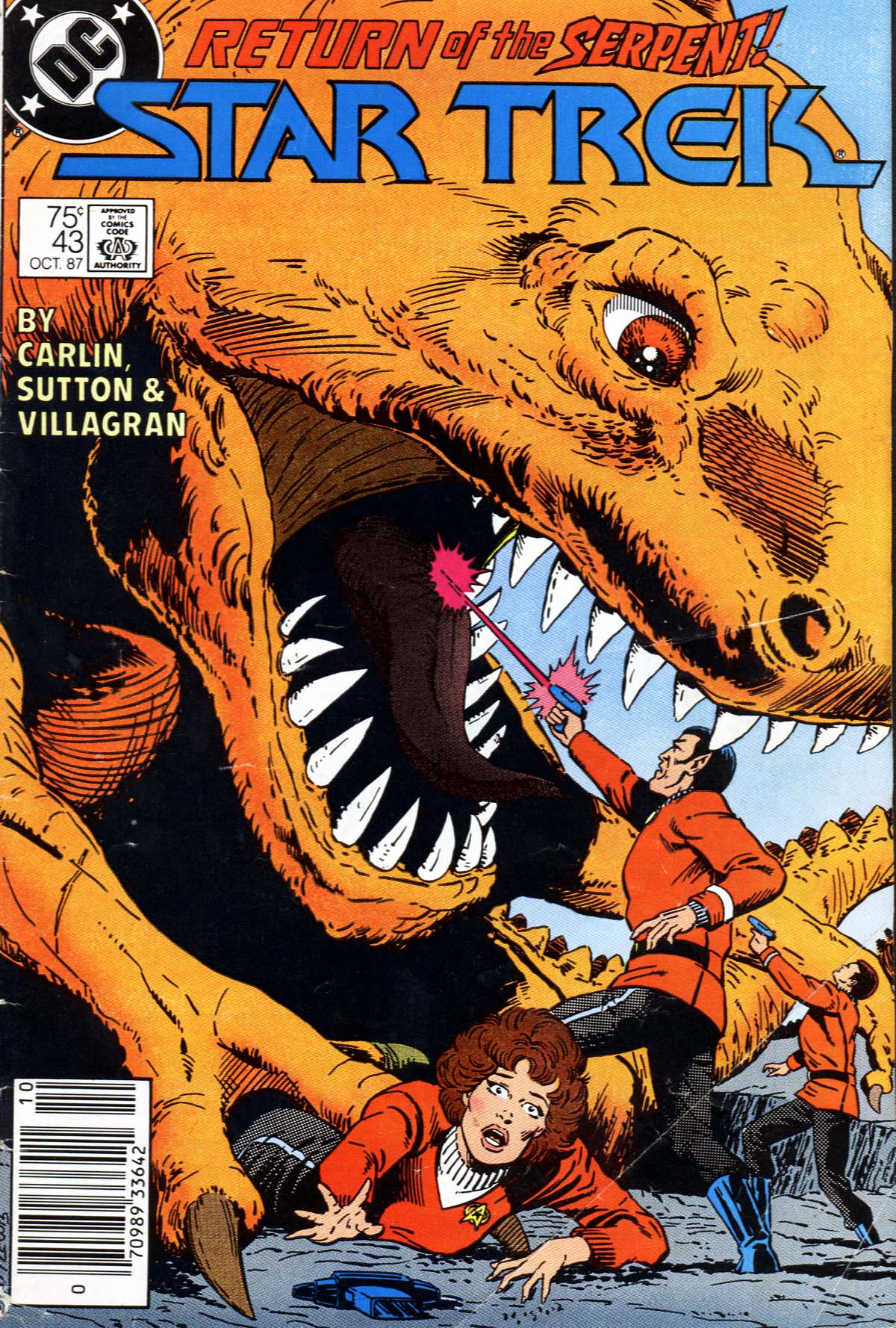 Read online Star Trek (1984) comic -  Issue #43 - 1