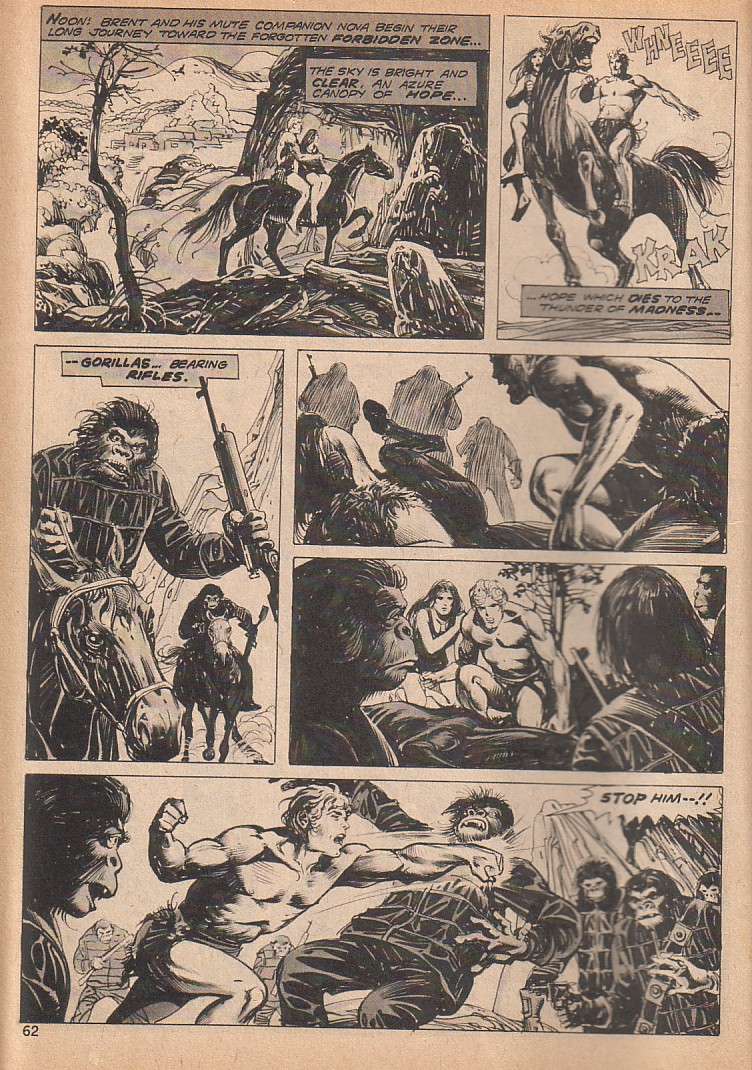 Read online Planet of the Apes comic -  Issue #7 - 62