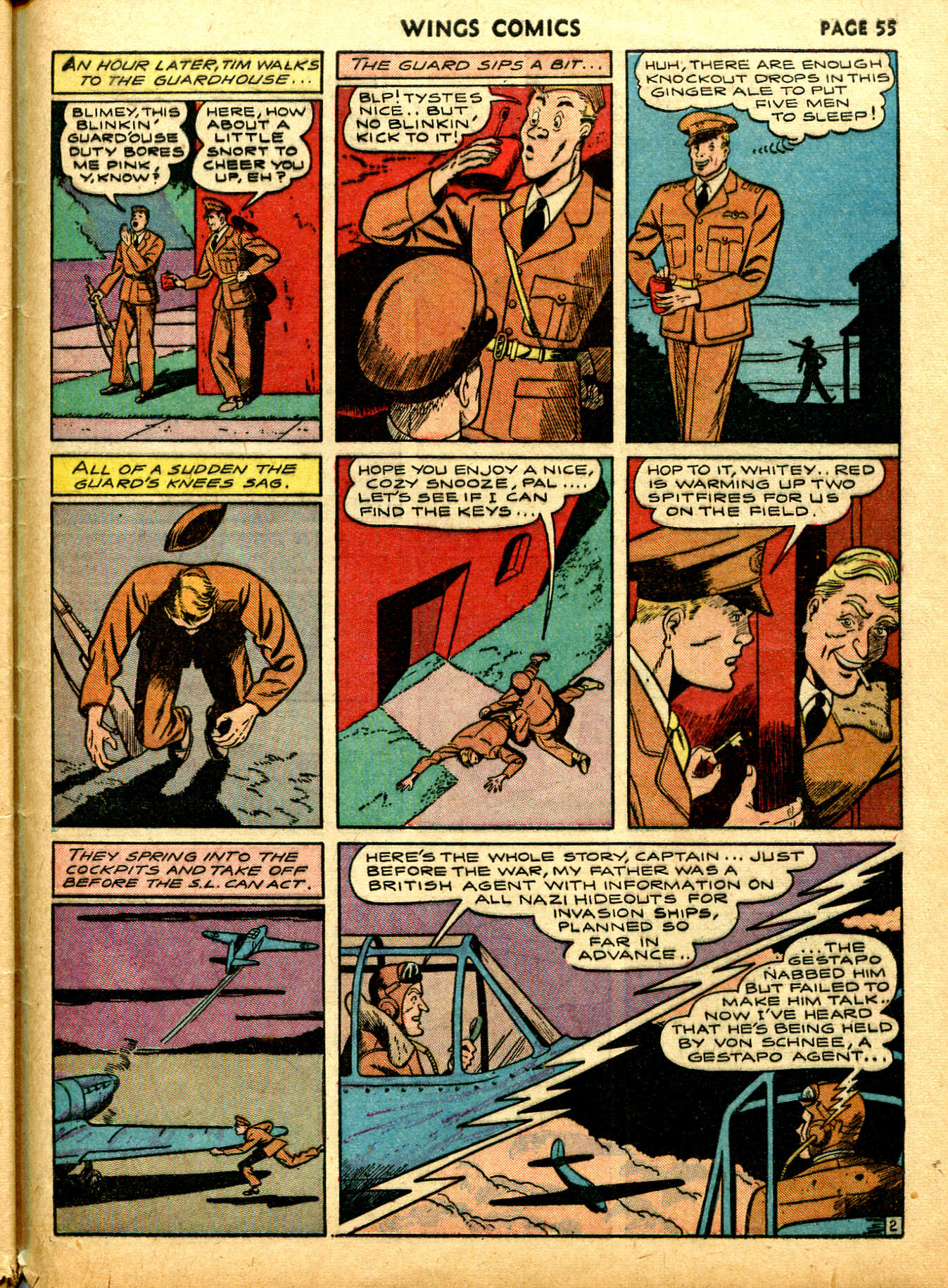 Read online Wings Comics comic -  Issue #6 - 57