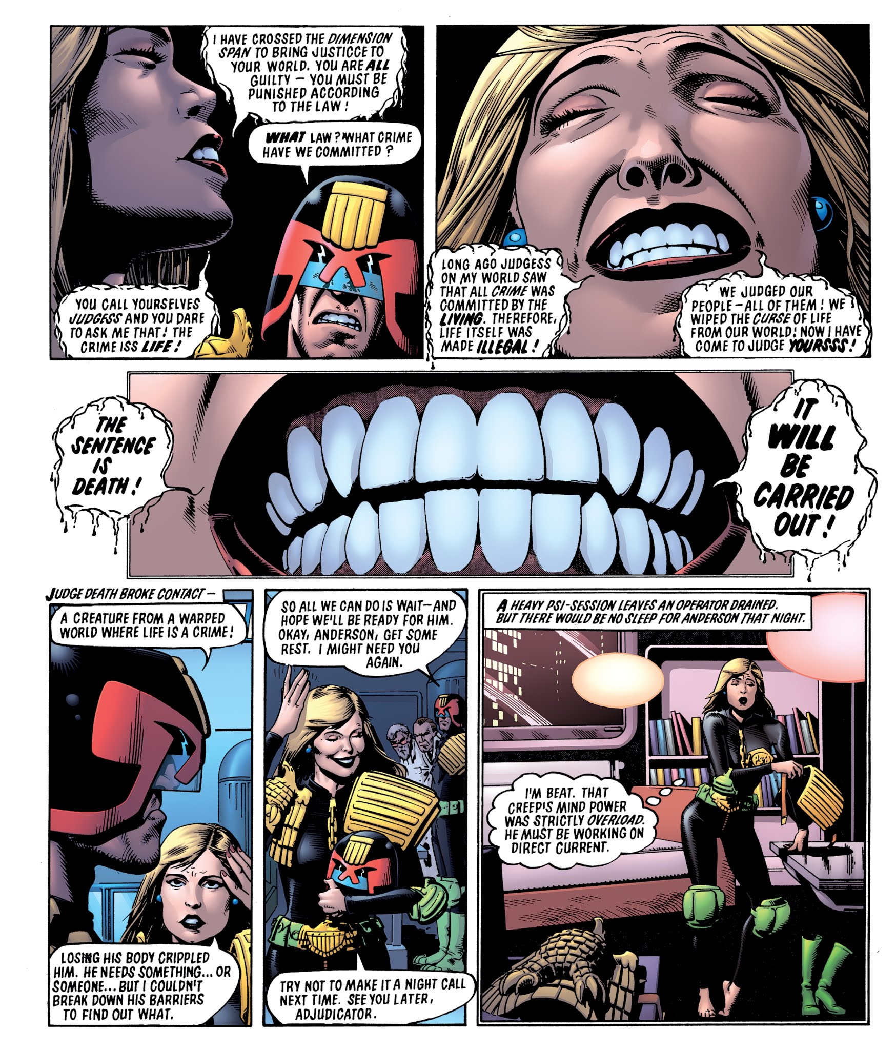 Read online Judge Dredd Classics: The Dark Judges comic -  Issue # TPB - 14