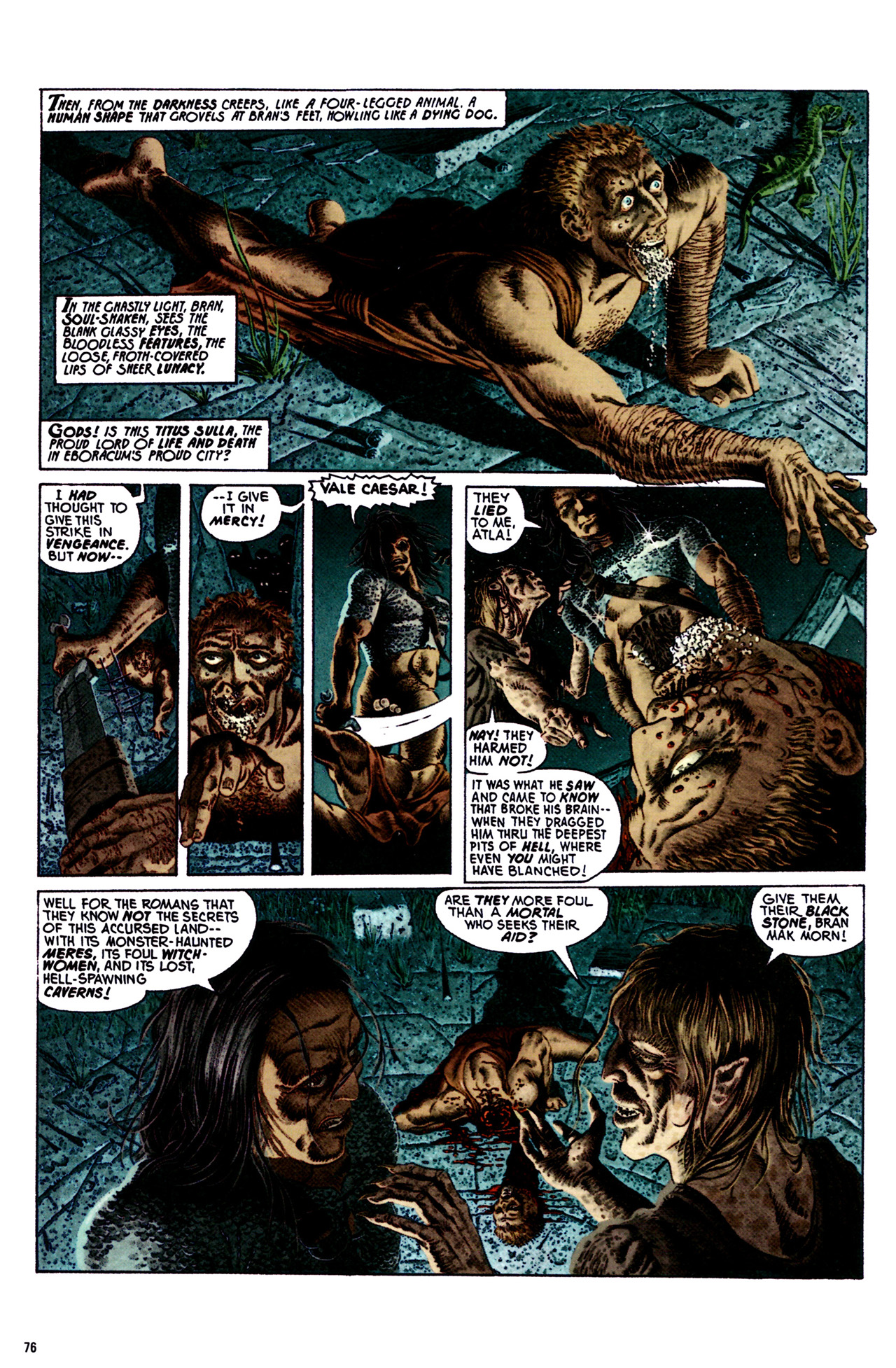 Read online Robert E. Howard's Savage Sword comic -  Issue #1 - 76