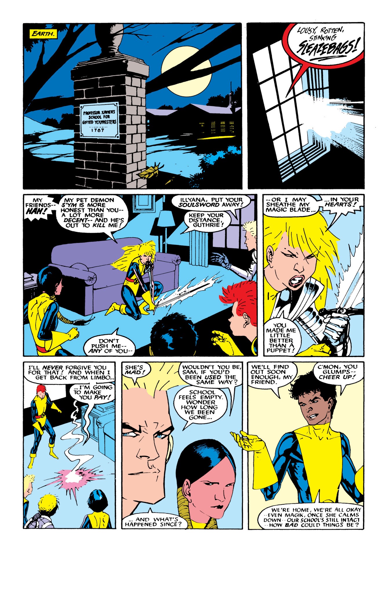 Read online New Mutants Classic comic -  Issue # TPB 7 - 112