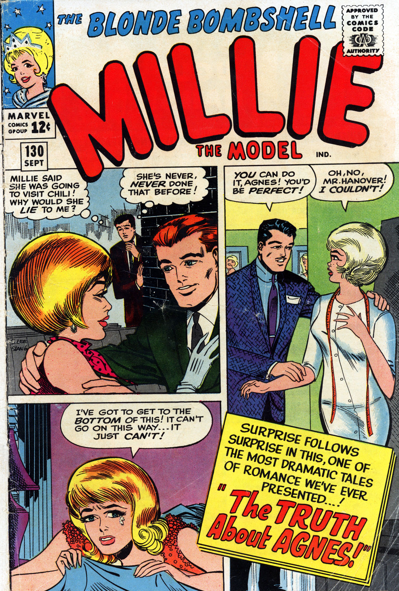 Read online Millie the Model comic -  Issue #130 - 1