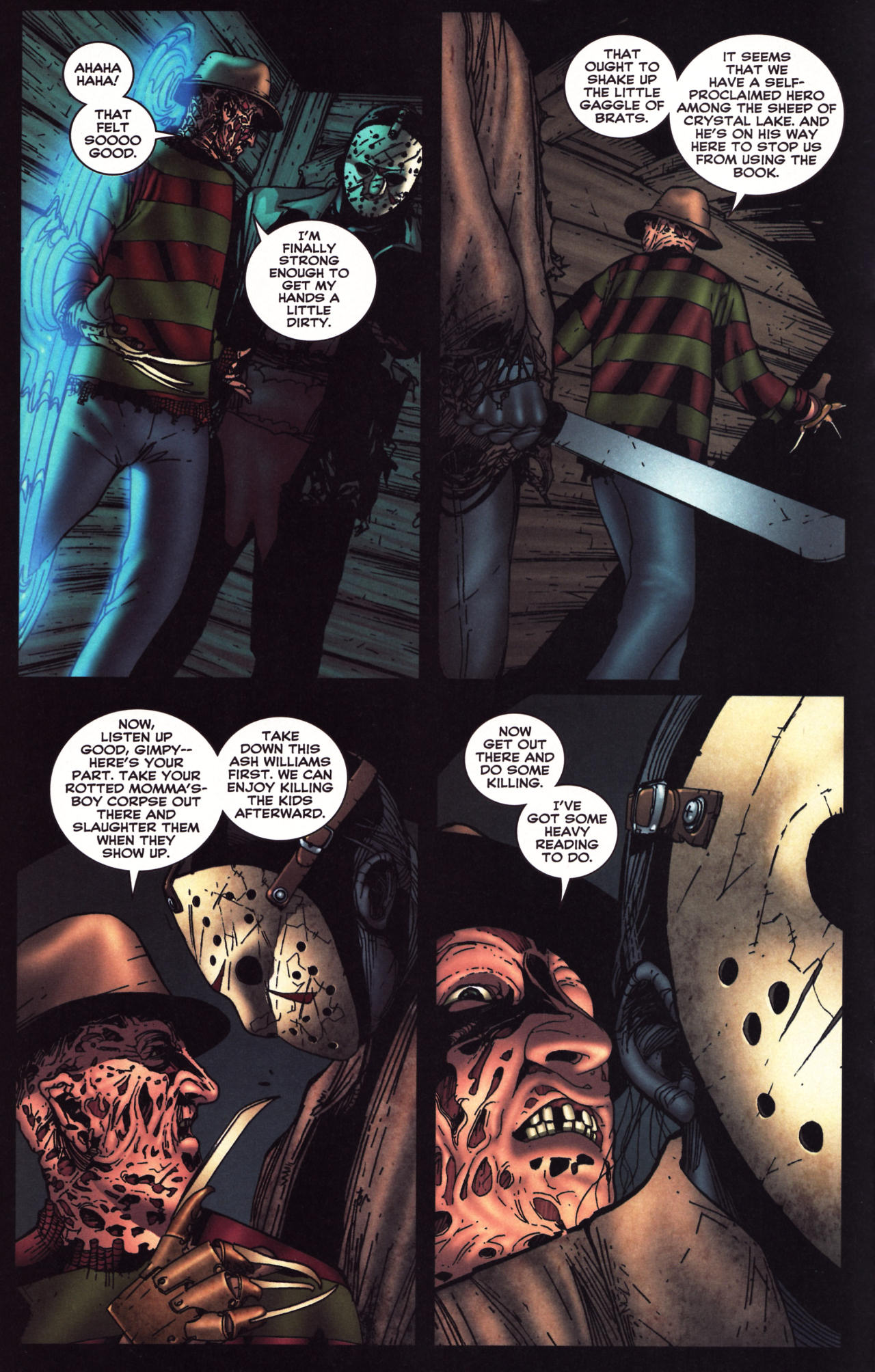 Read online Freddy Vs Jason Vs Ash comic -  Issue #4 - 11