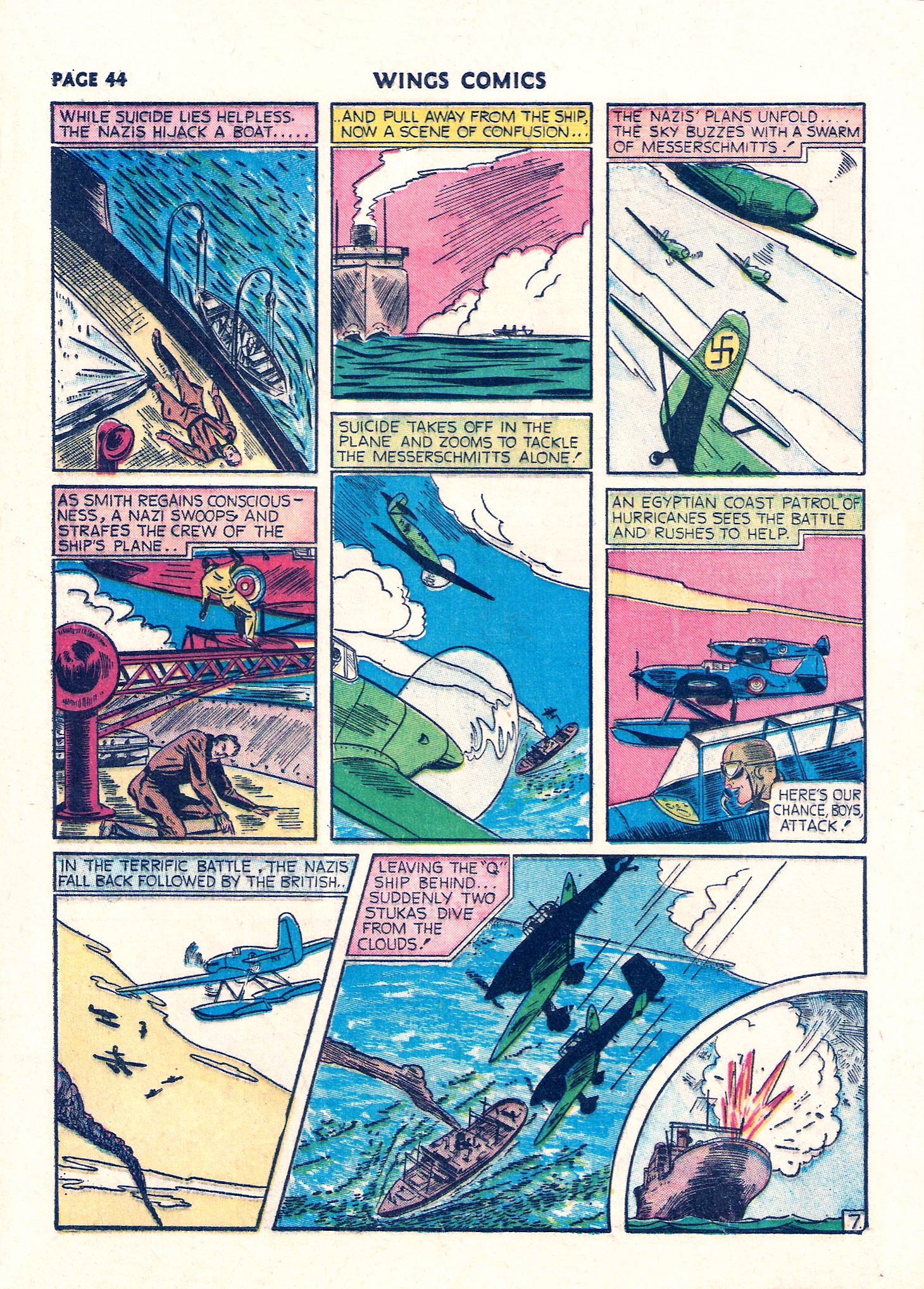 Read online Wings Comics comic -  Issue #9 - 46