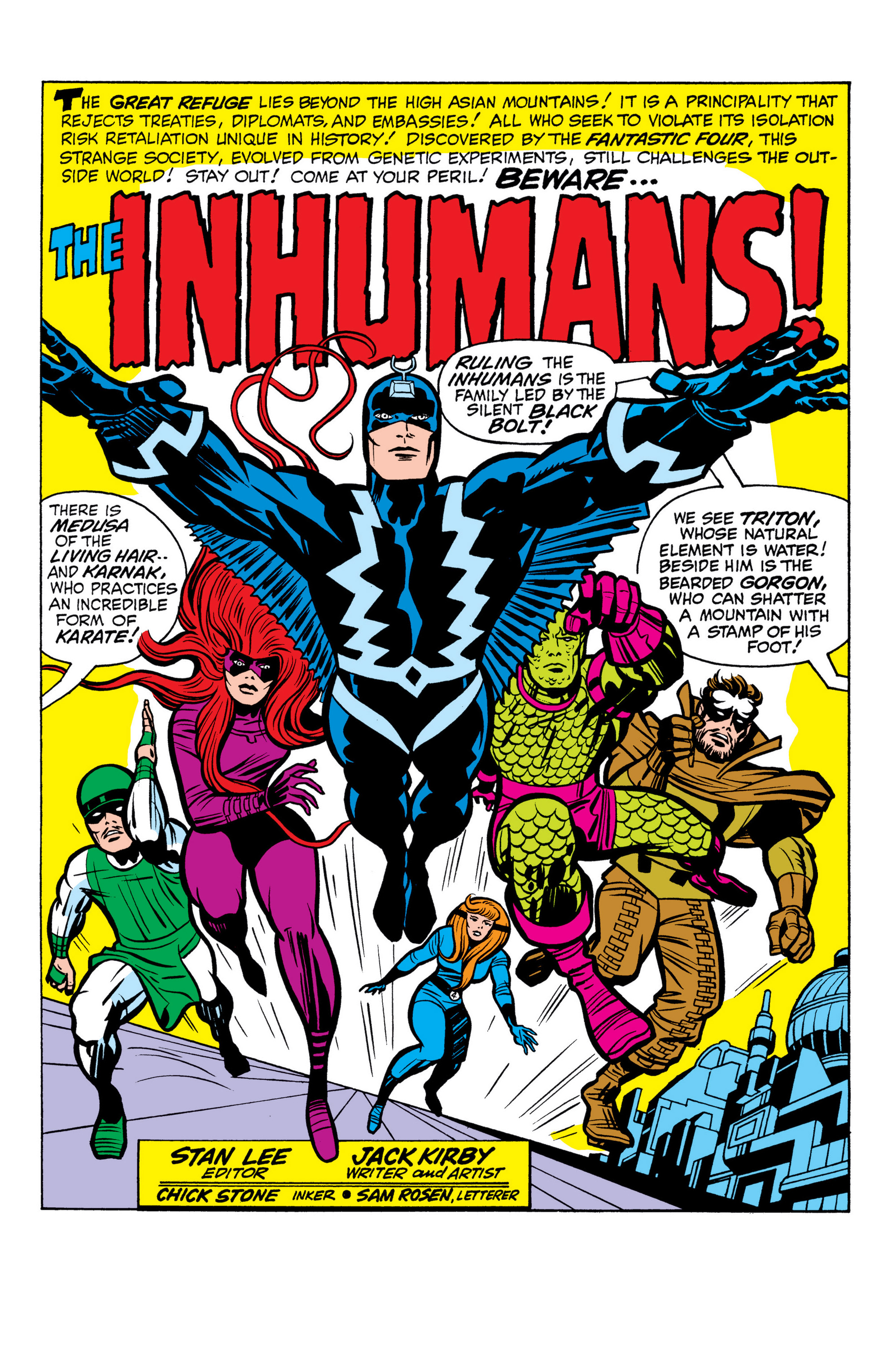 Read online Marvel Masterworks: The Inhumans comic -  Issue # TPB 1 (Part 1) - 70