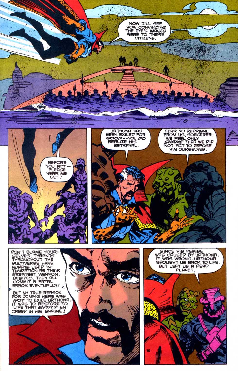 Read online Doctor Strange: Sorcerer Supreme comic -  Issue #58 - 16
