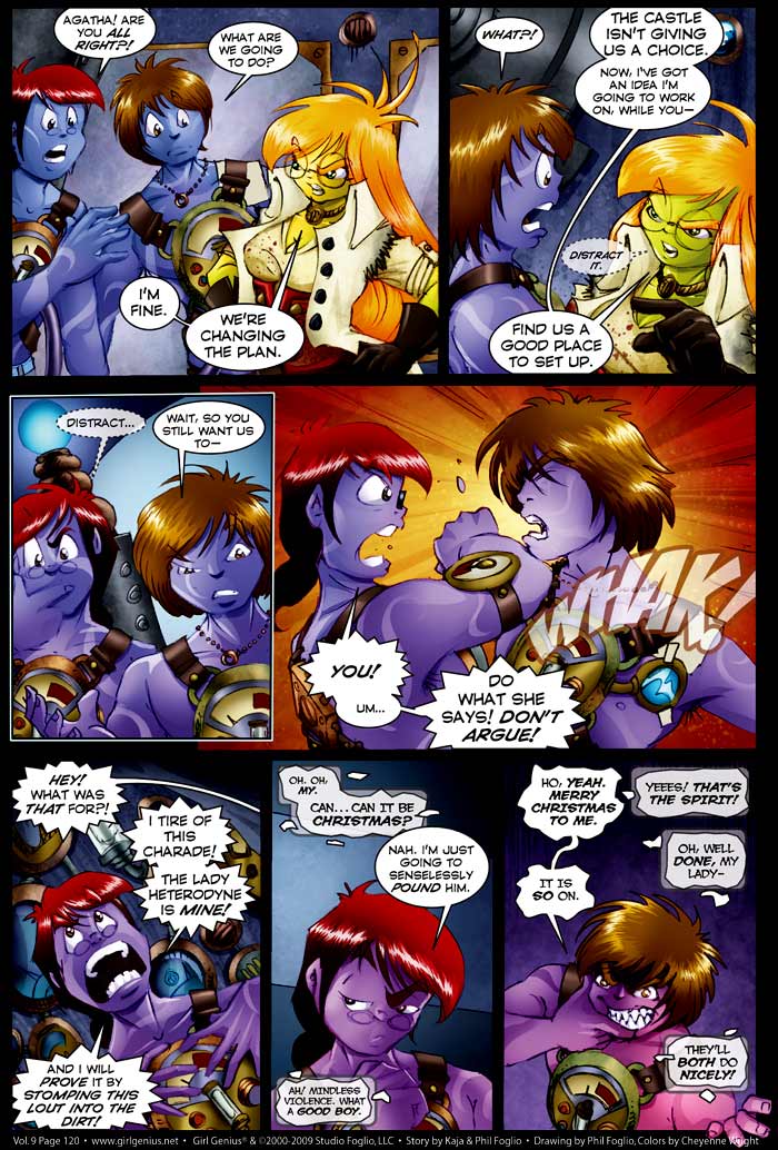 Read online Girl Genius (2002) comic -  Issue #9 - 121