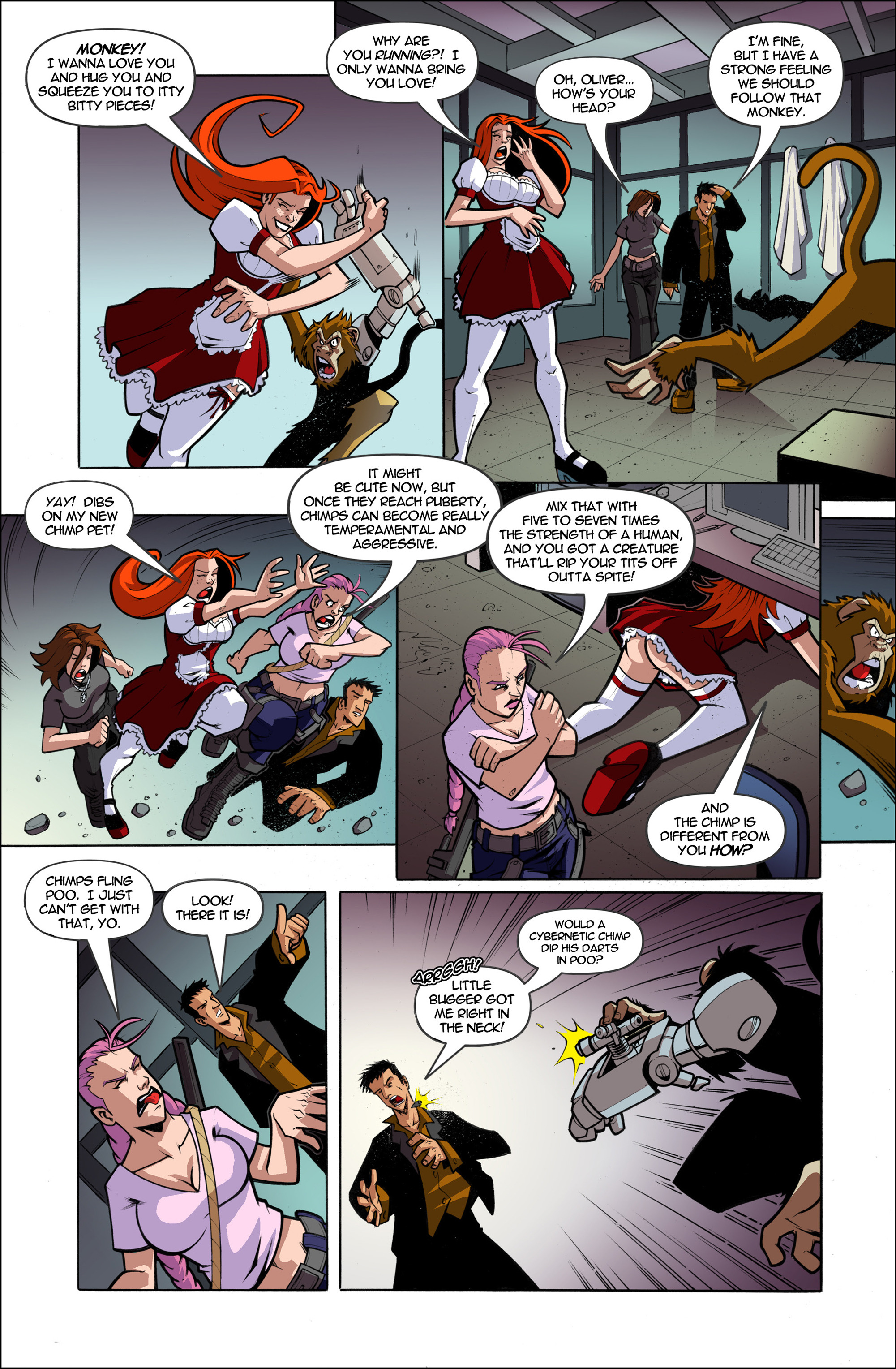 Read online Chaos Campus: Sorority Girls Vs. Zombies comic -  Issue #16 - 8