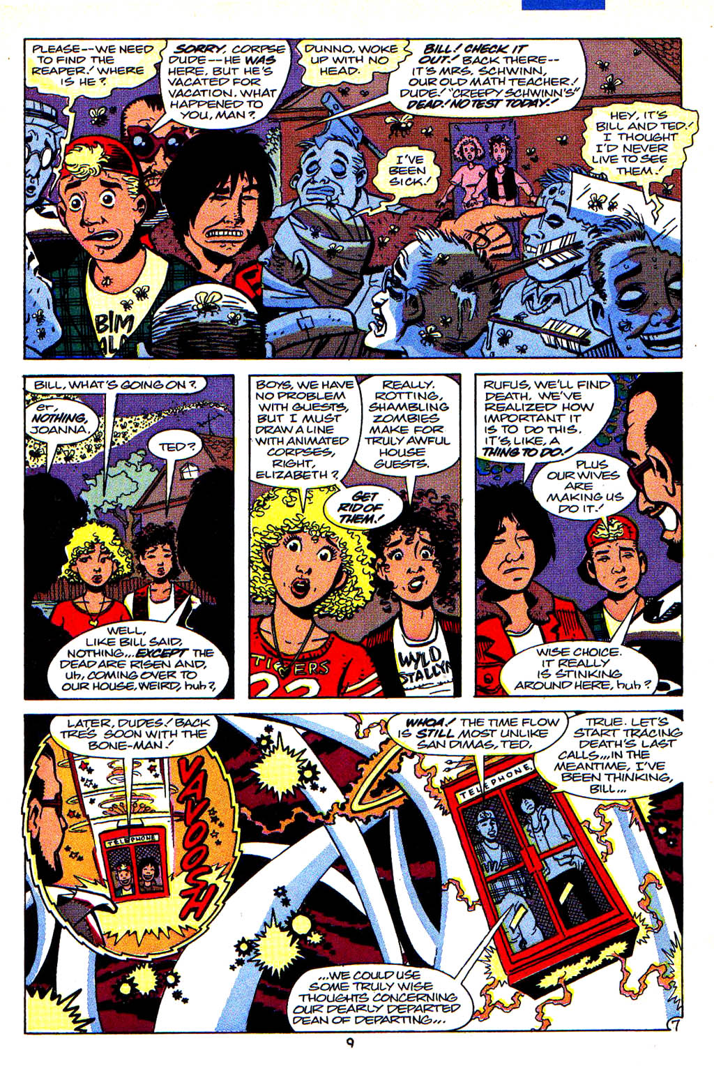 Read online Bill & Ted's Excellent Comic Book comic -  Issue #2 - 8