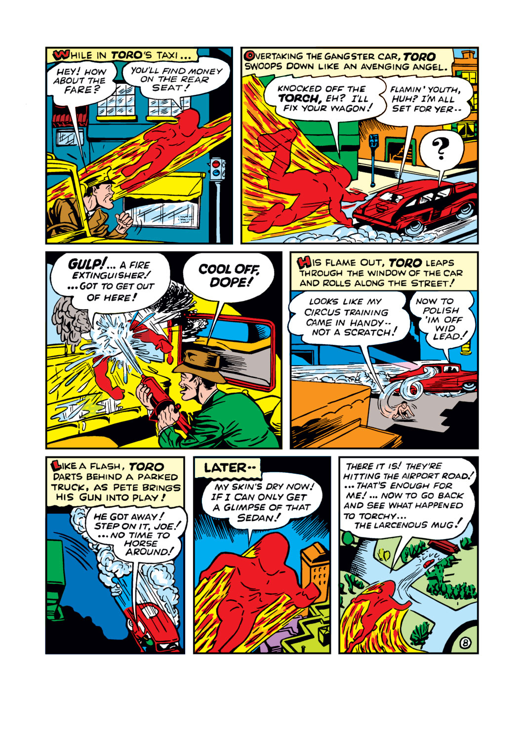 Read online The Human Torch (1940) comic -  Issue #6 - 10